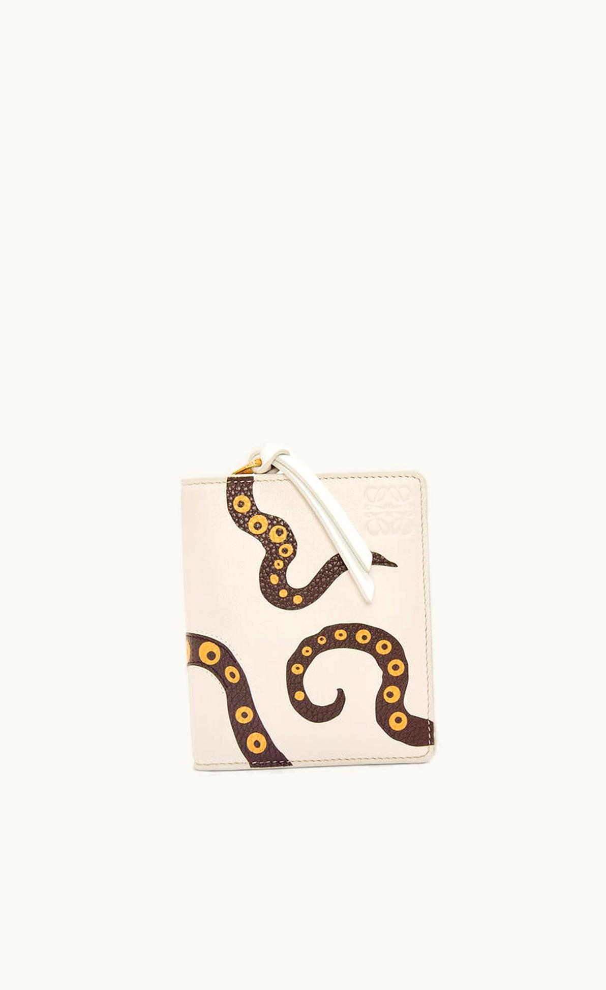 Loewe Loewe Octopus Compact Zip Wallet In Classic Calf