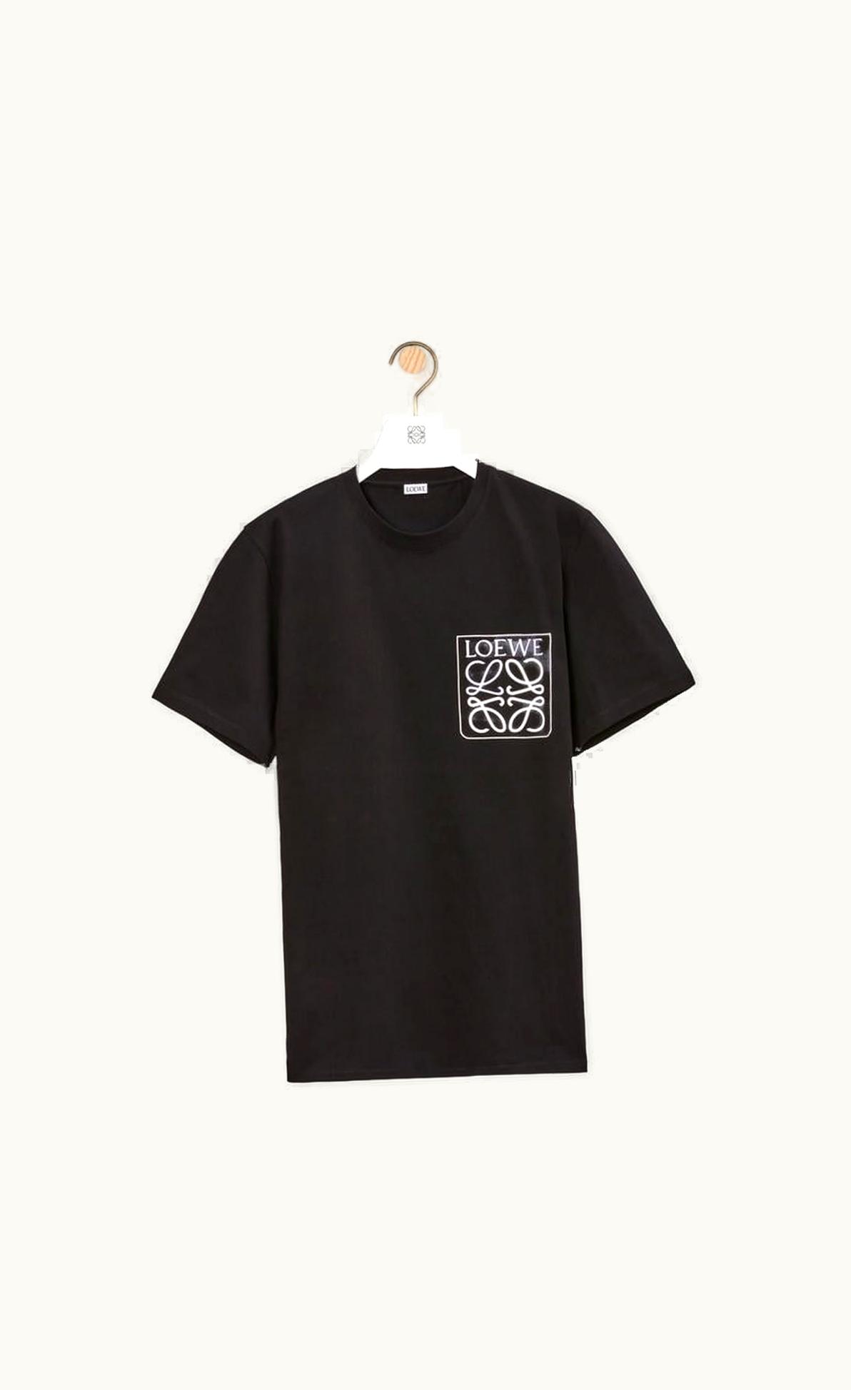 Loewe Loewe Anagram Fake Pocket T-Shirt In Cotton UZ0127362