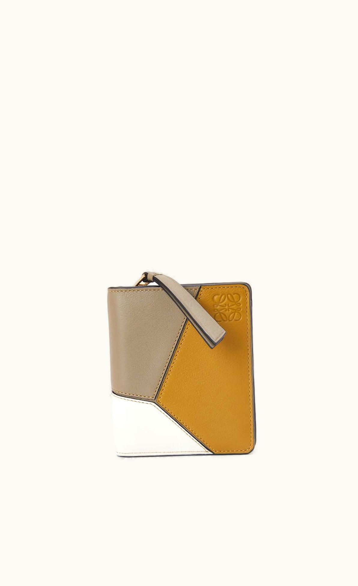 Loewe Loewe Puzzle Compact Zip Wallet In Classic Calfskin UZ0127394