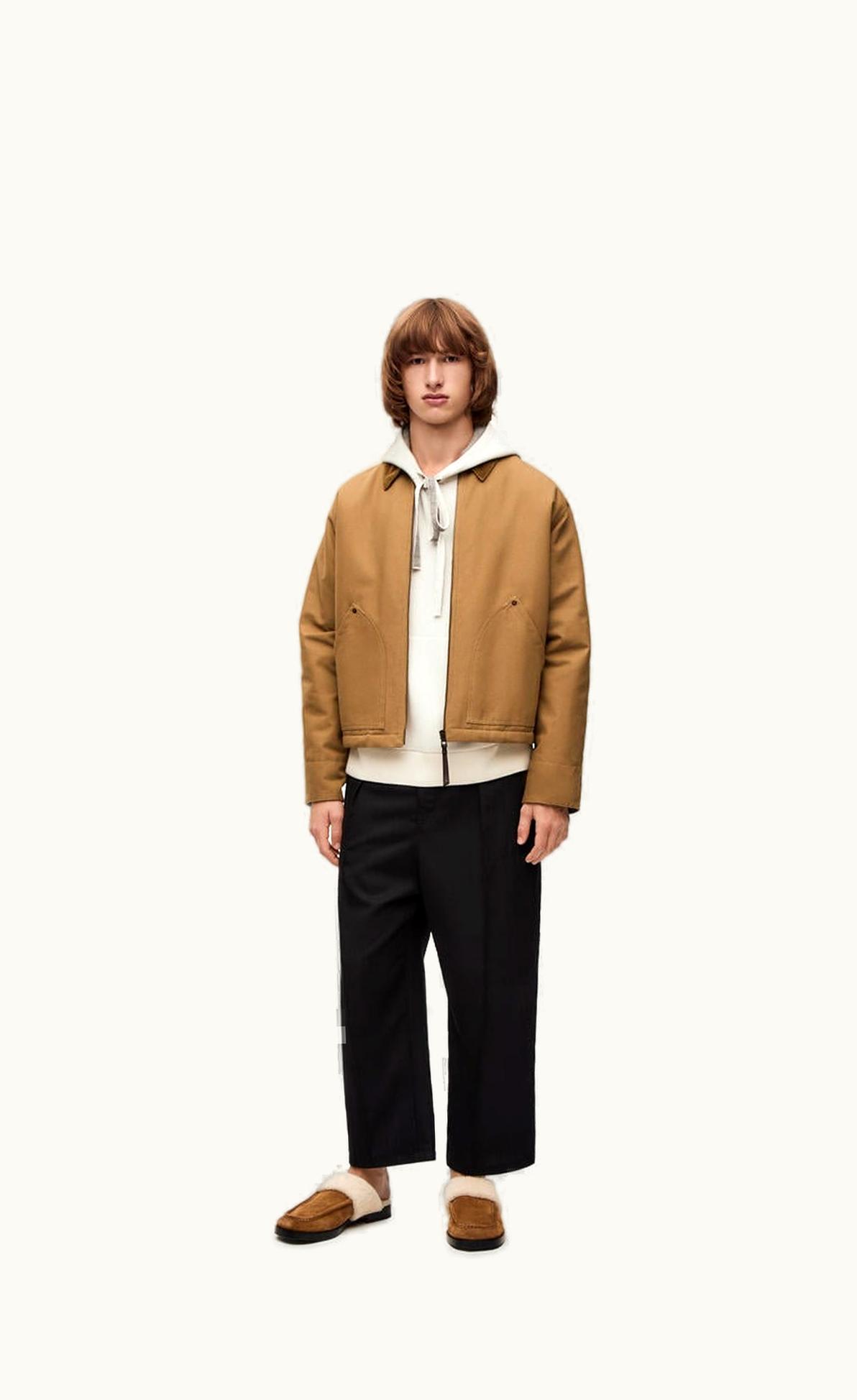 Loewe Loewe Anagram Knit Hoodie In Wool UZ0127410