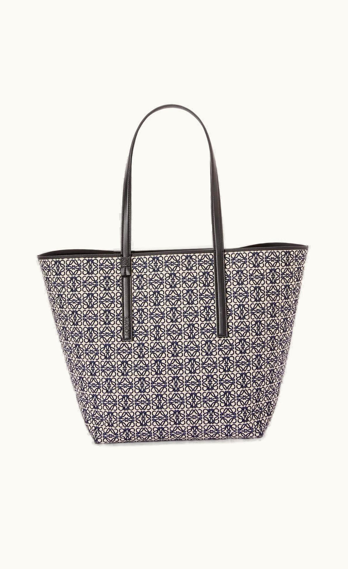 Loewe Loewe T Tote Bag In Anagram Jacquard And Calfskin UZ0127493