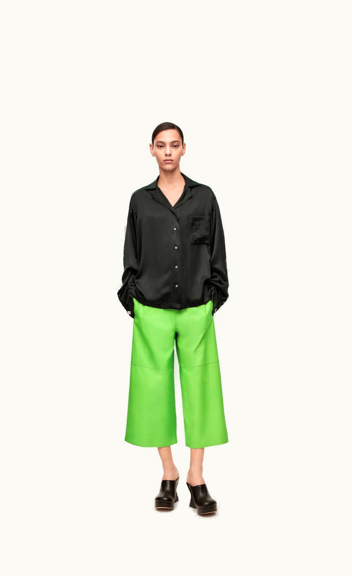 Loewe Loewe Cropped Trousers In Nappa UZ0127514