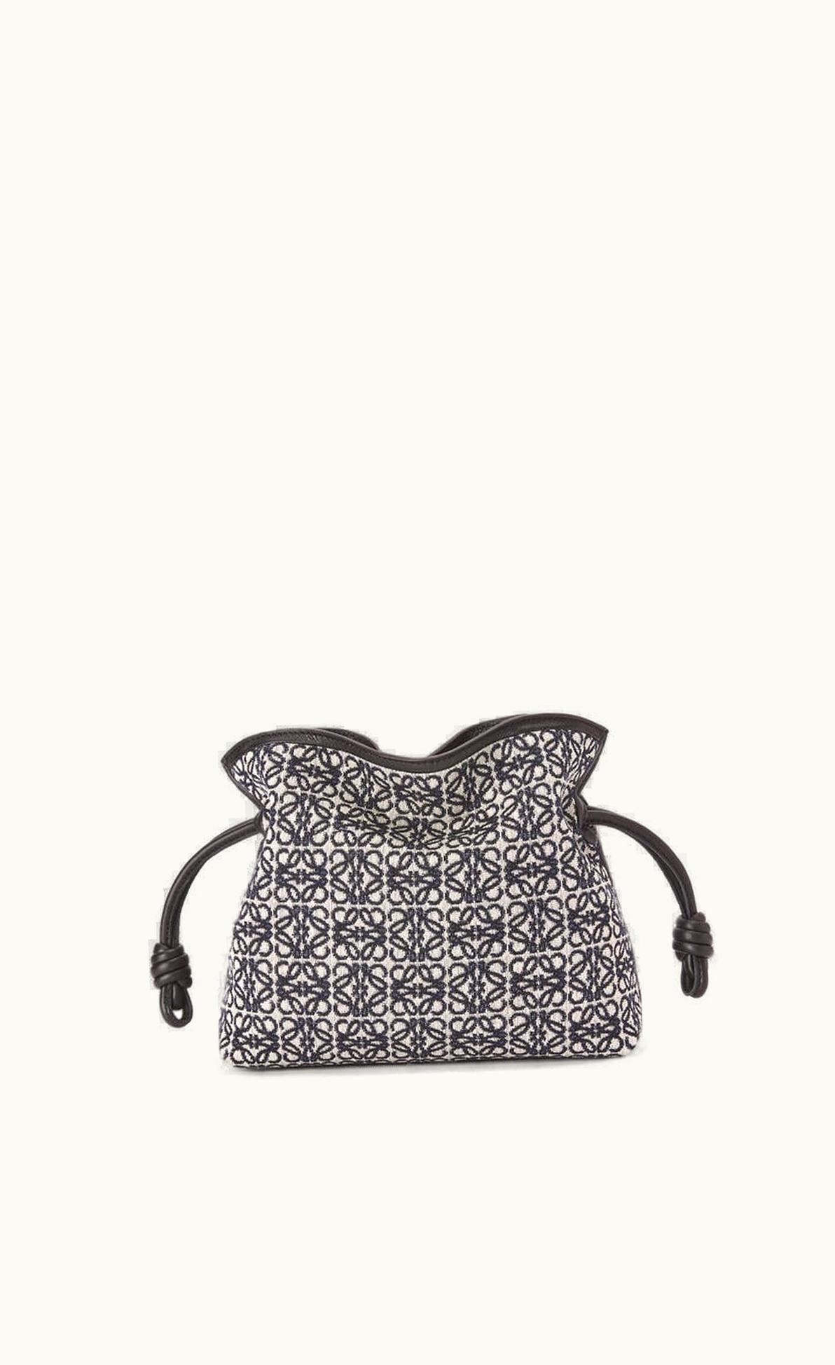 Loewe Loewe Mini Flamenco Clutch In Anagram Jacquard And Calfskin UZ0127572