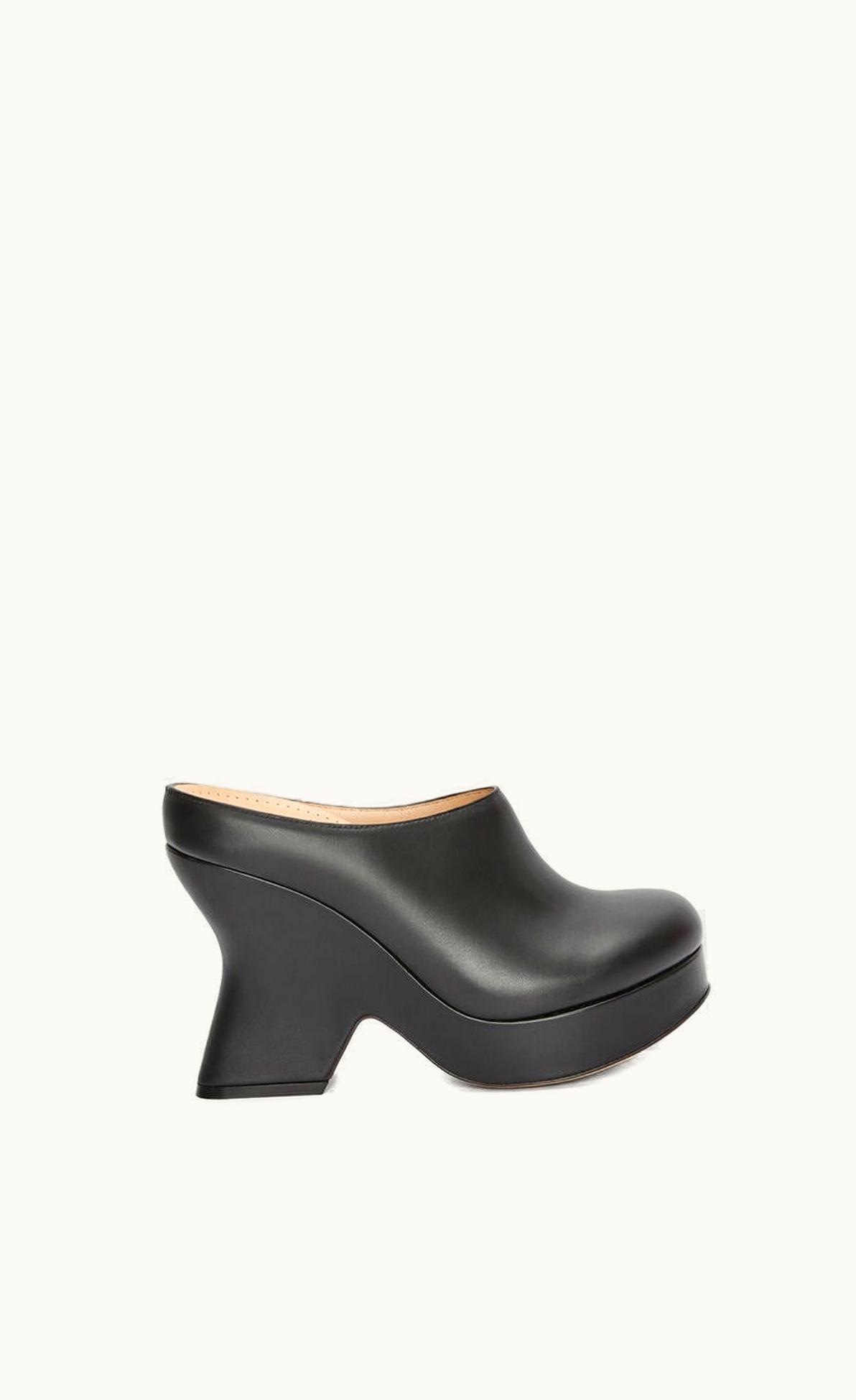 Loewe Loewe Terra Wedge Clog In Calfskin UZ0127590