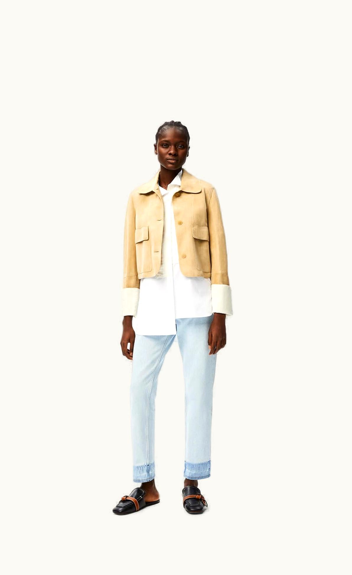 Loewe Loewe Gate Flat Mule In Calfskin UZ0127597