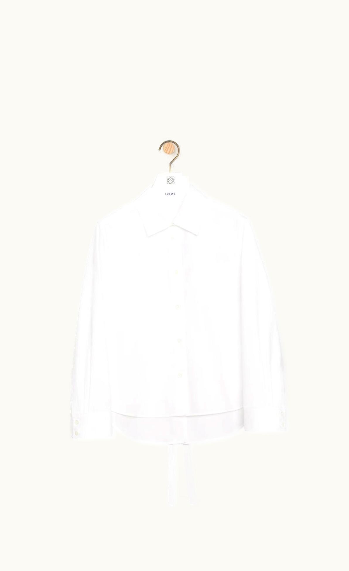 Loewe Loewe Trapeze Shirt In Cotton Poplin UZ0127636