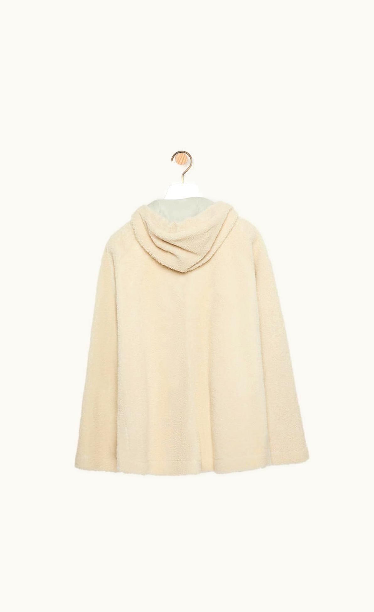 Loewe Loewe Hooded Jacket In Shearling UZ0127652