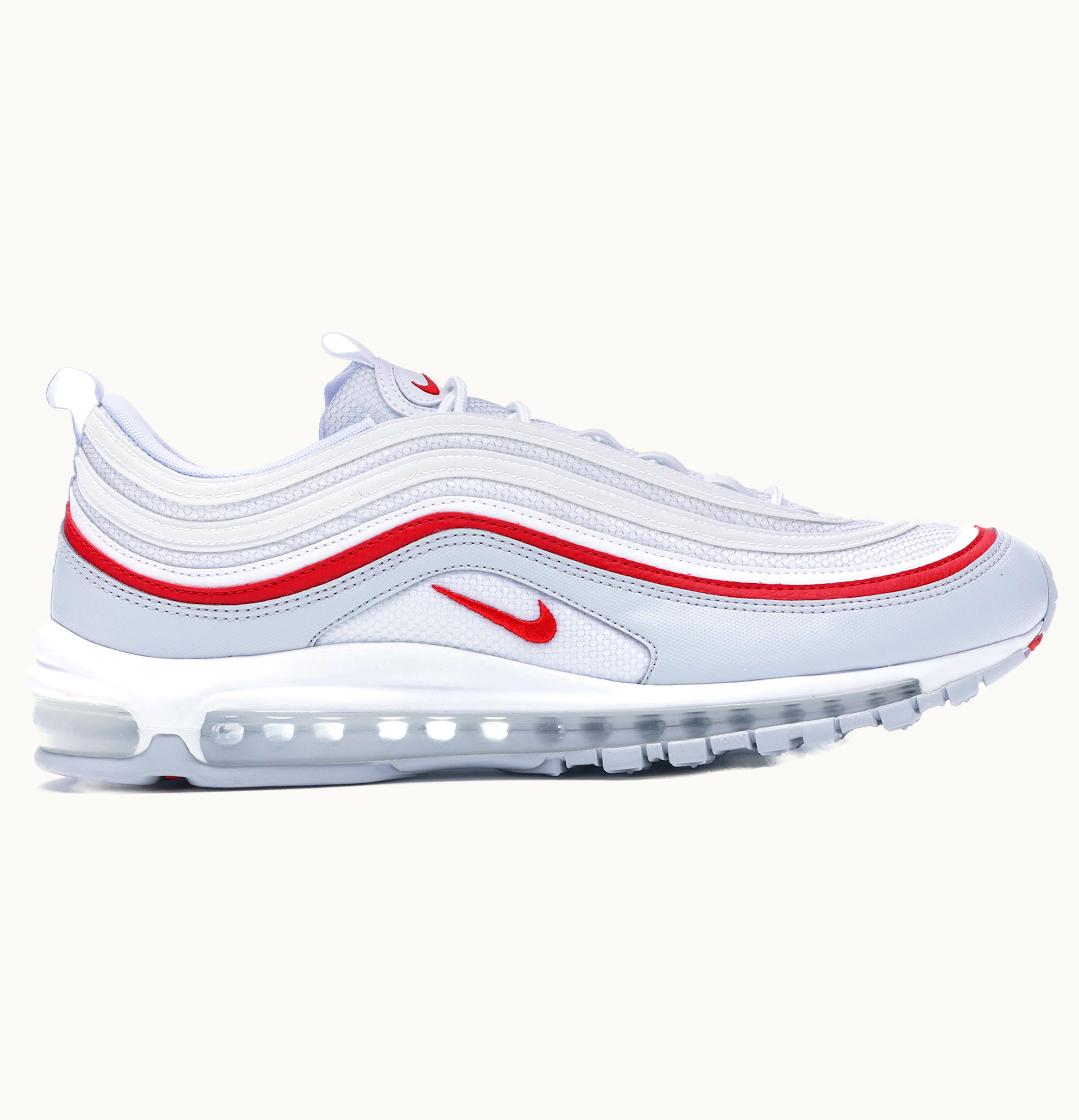 Nike Nike Air Max 97 White Pure Platinum University Red