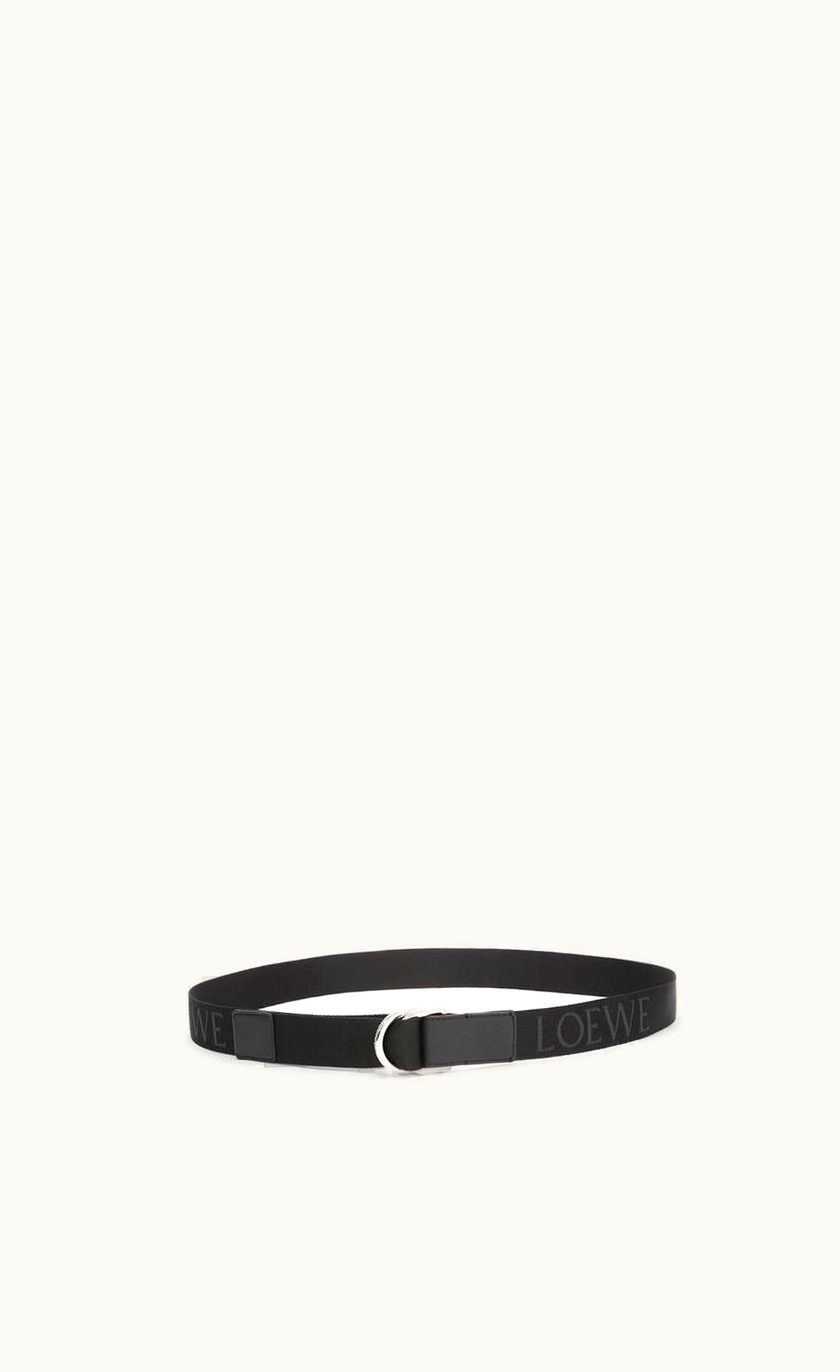 Loewe Loewe D-Ring Webbing Belt In Nylon And Calfskin UZ0127721