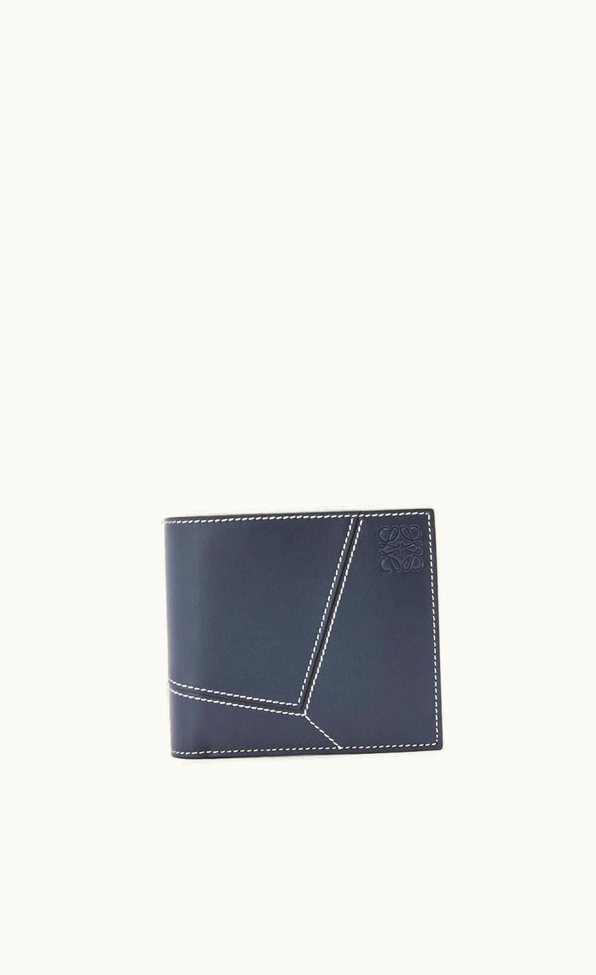 Loewe Loewe Puzzle Stitches Bifold Coin Wallet In Smooth Calfskin UZ0127731