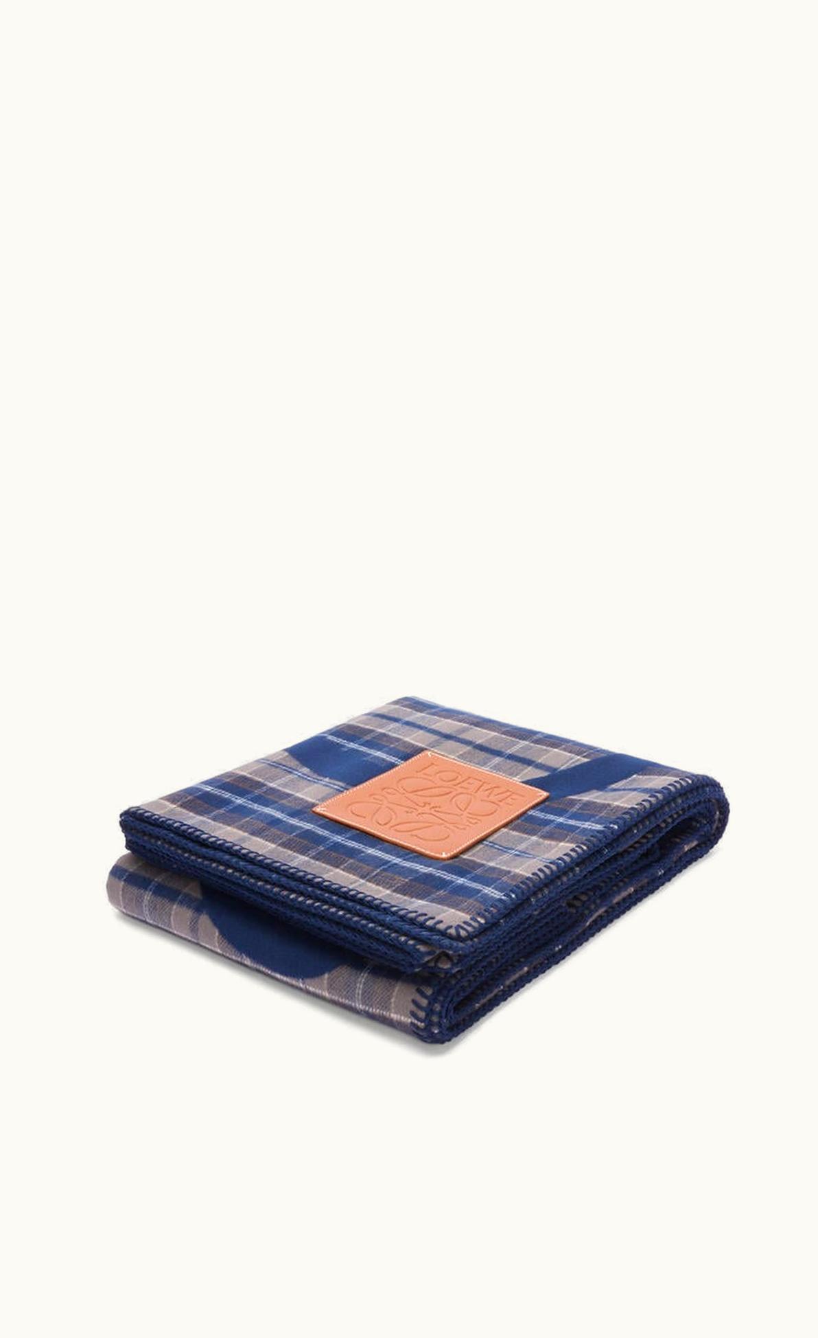 Loewe Loewe Check Blanket In Wool And Cashmere UZ0127753