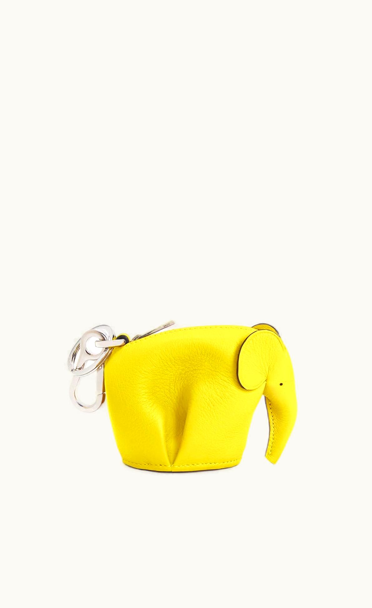 Loewe Loewe Elephant Charm In Classic Calfskin UZ0127764