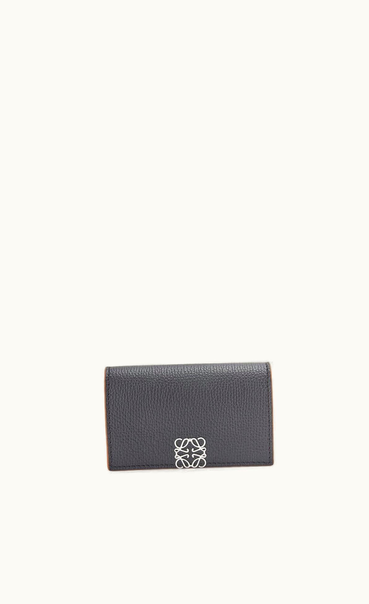 Loewe Loewe Anagram Business Cardholder In Pebble Grain Calfskin UZ0127769