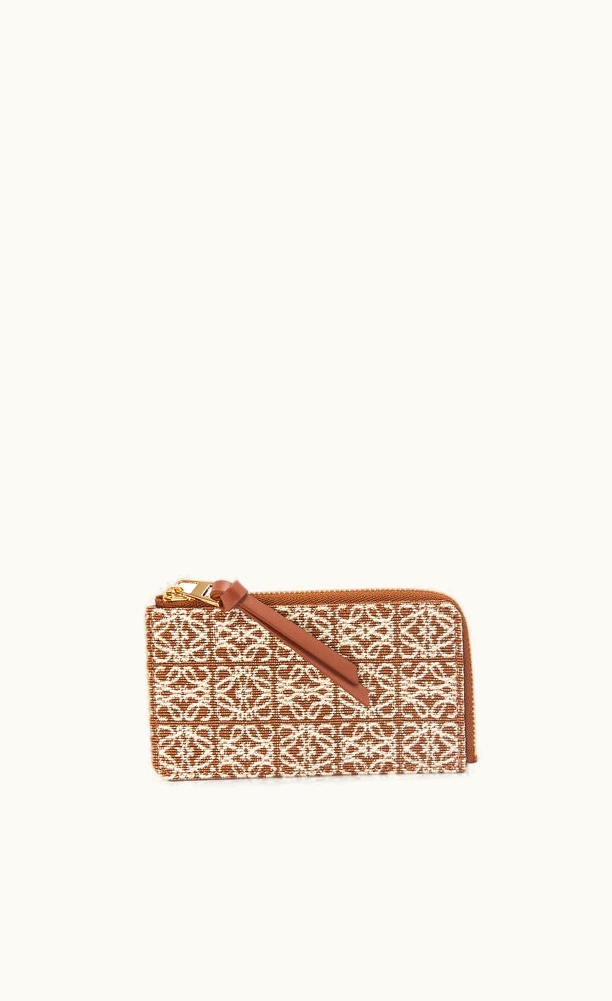 Loewe Loewe Coin Cardholder In Jacquard And Calfskin UZ0127819