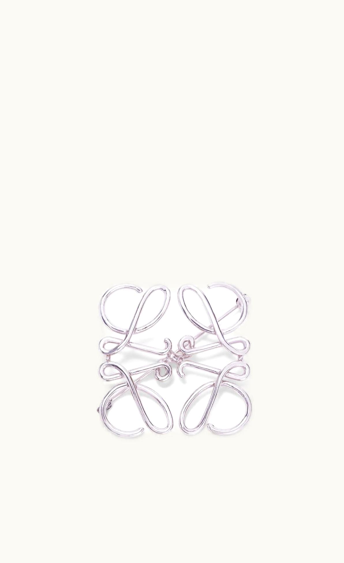 Loewe Loewe Anagram Brooch In Metal UZ0127844