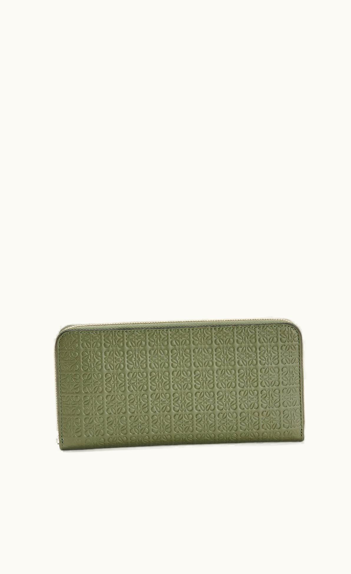 Loewe Loewe Repeat Zip Around Wallet In Embossed Silk Calfskin UZ0127870