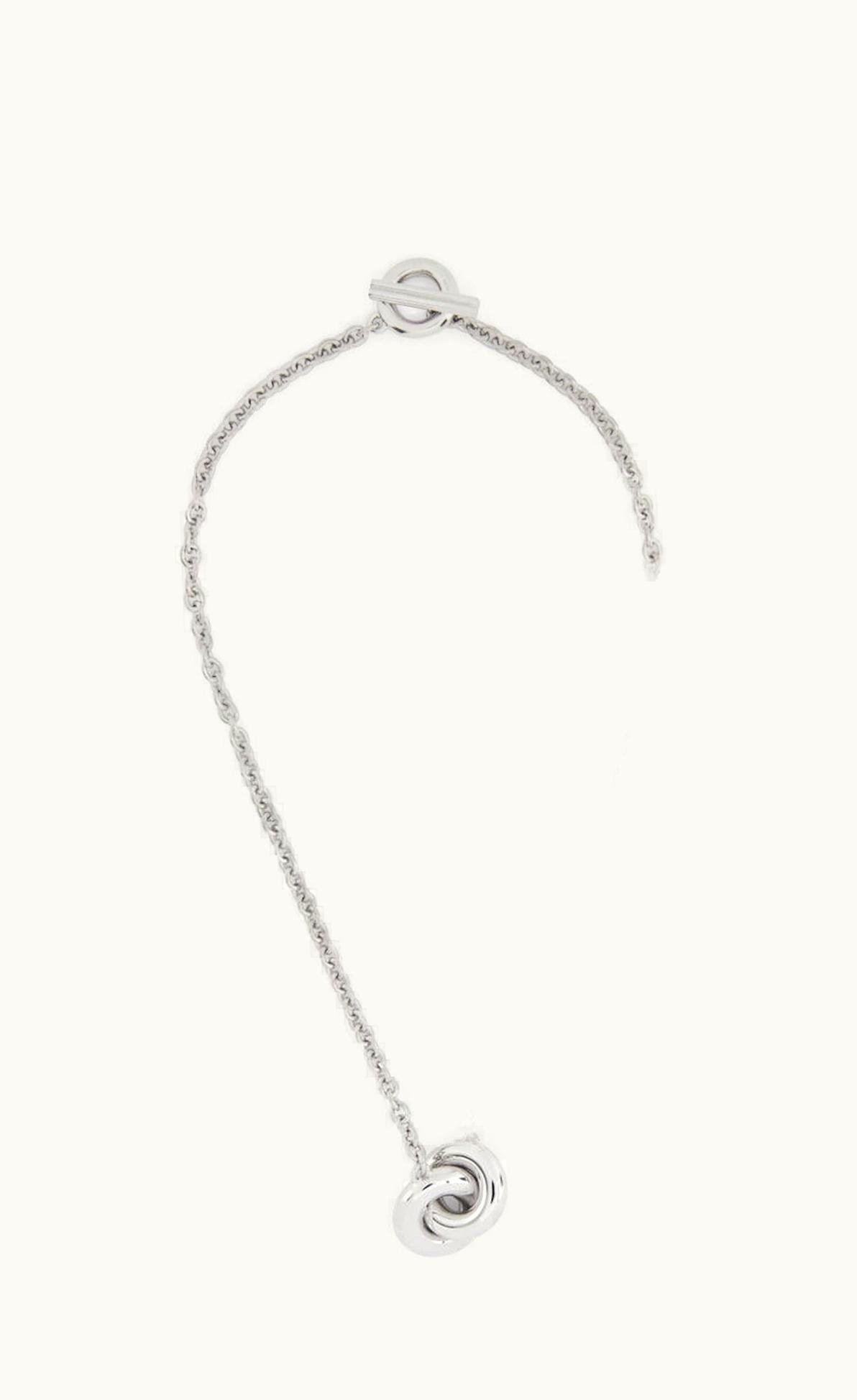 Loewe Loewe Donut Single Link Necklace In Sterling Silver