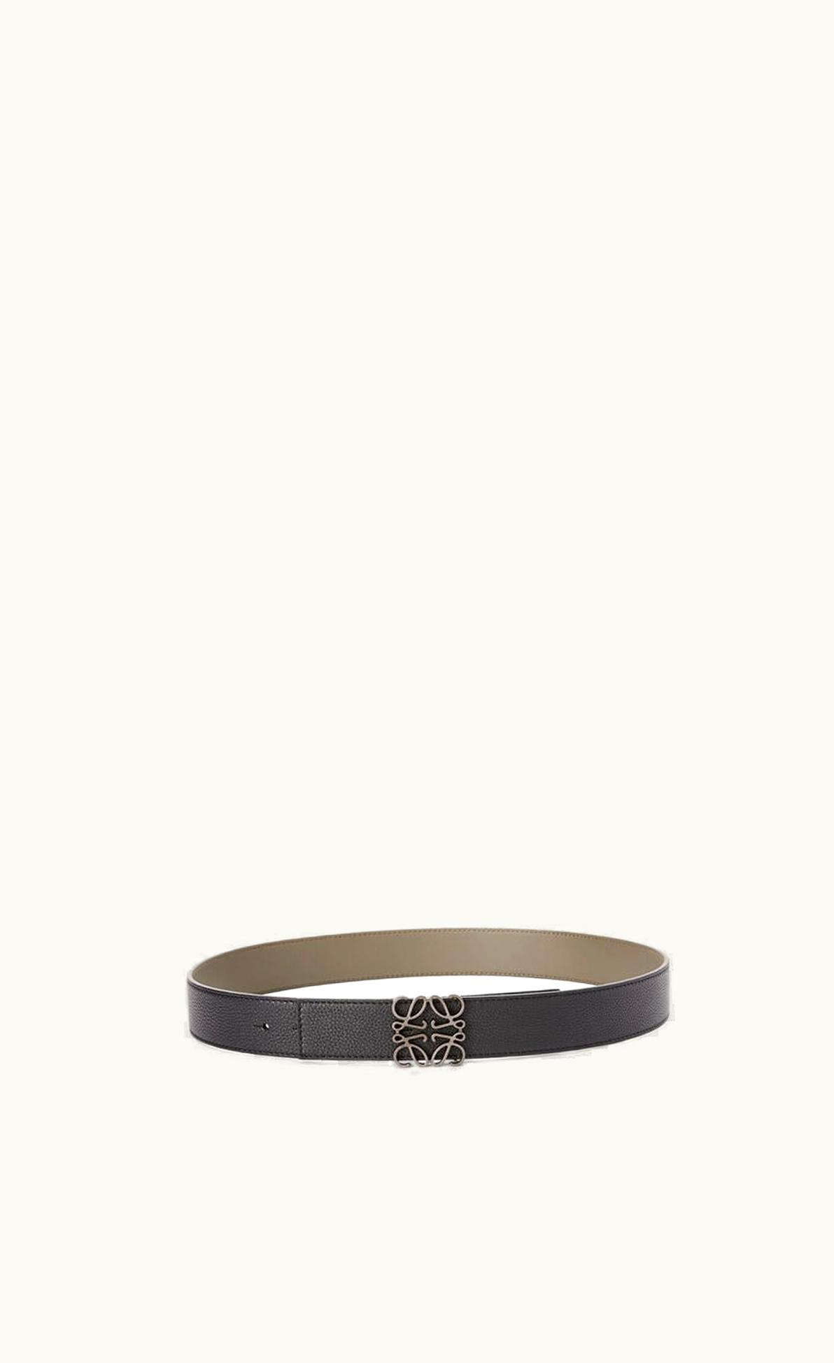 Loewe Loewe Reversible Anagram Belt In Soft Grained Calfskin UZ0127910