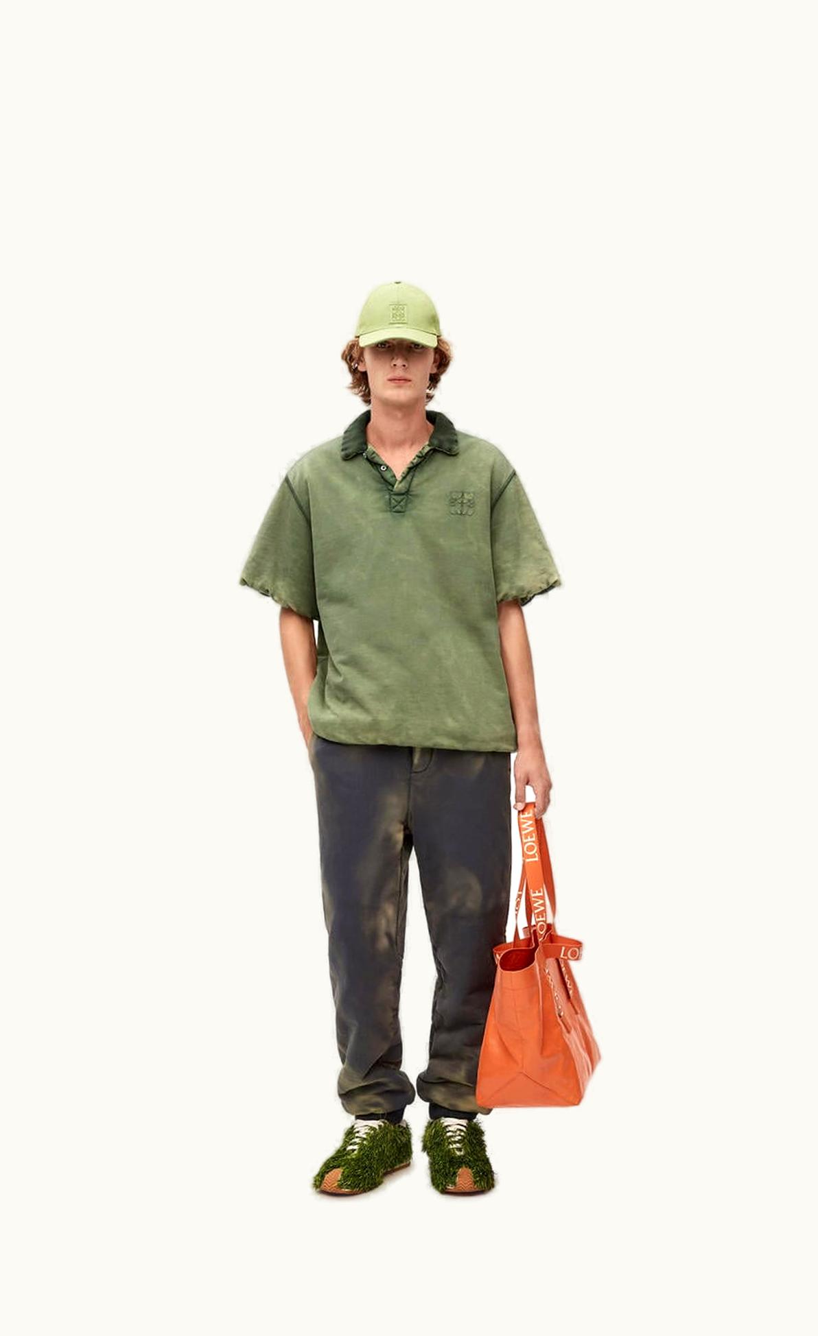 Loewe Loewe Puffer Polo Top In Cotton UZ0127917