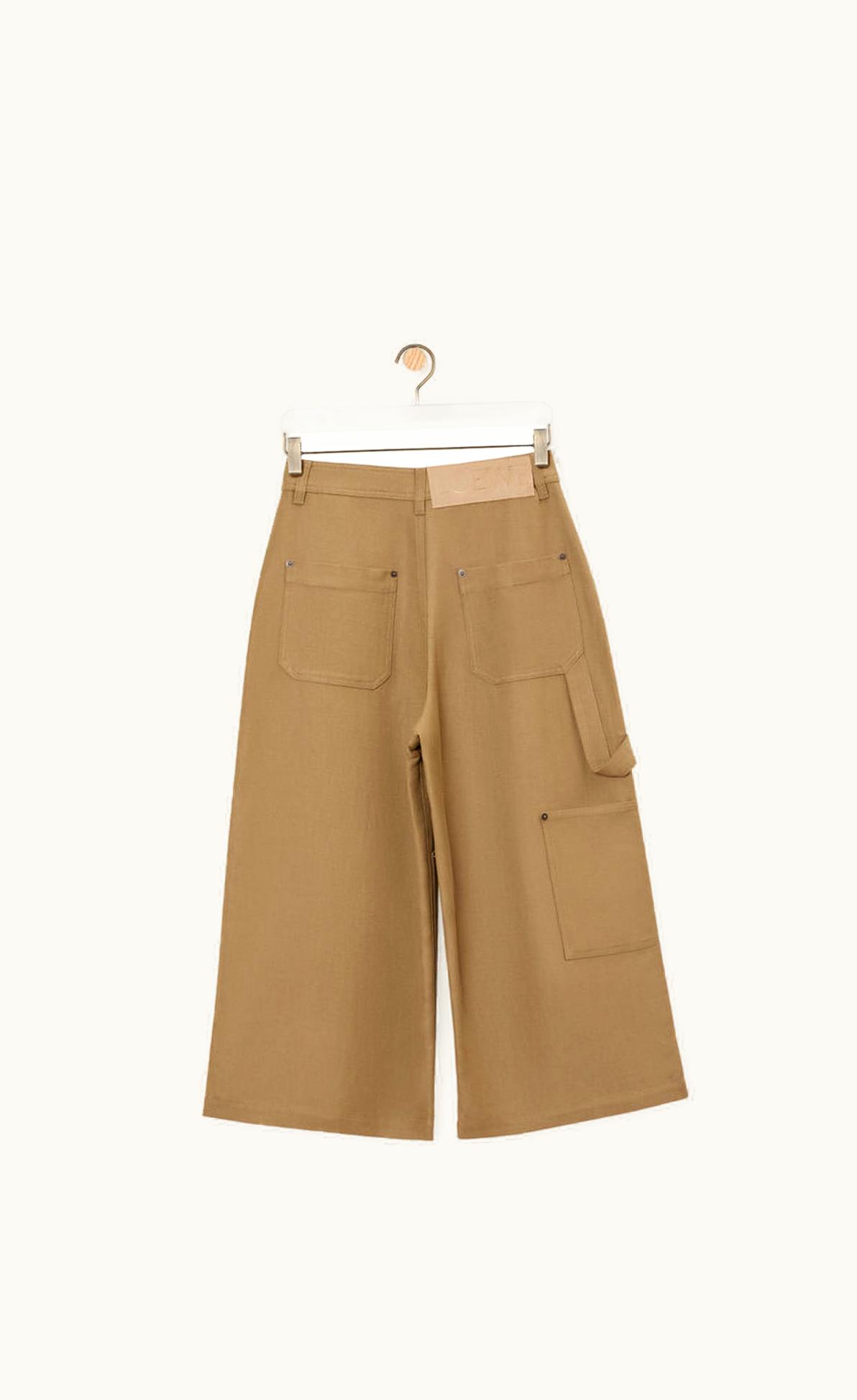 Loewe Loewe Workwear Trousers In Linen Blend