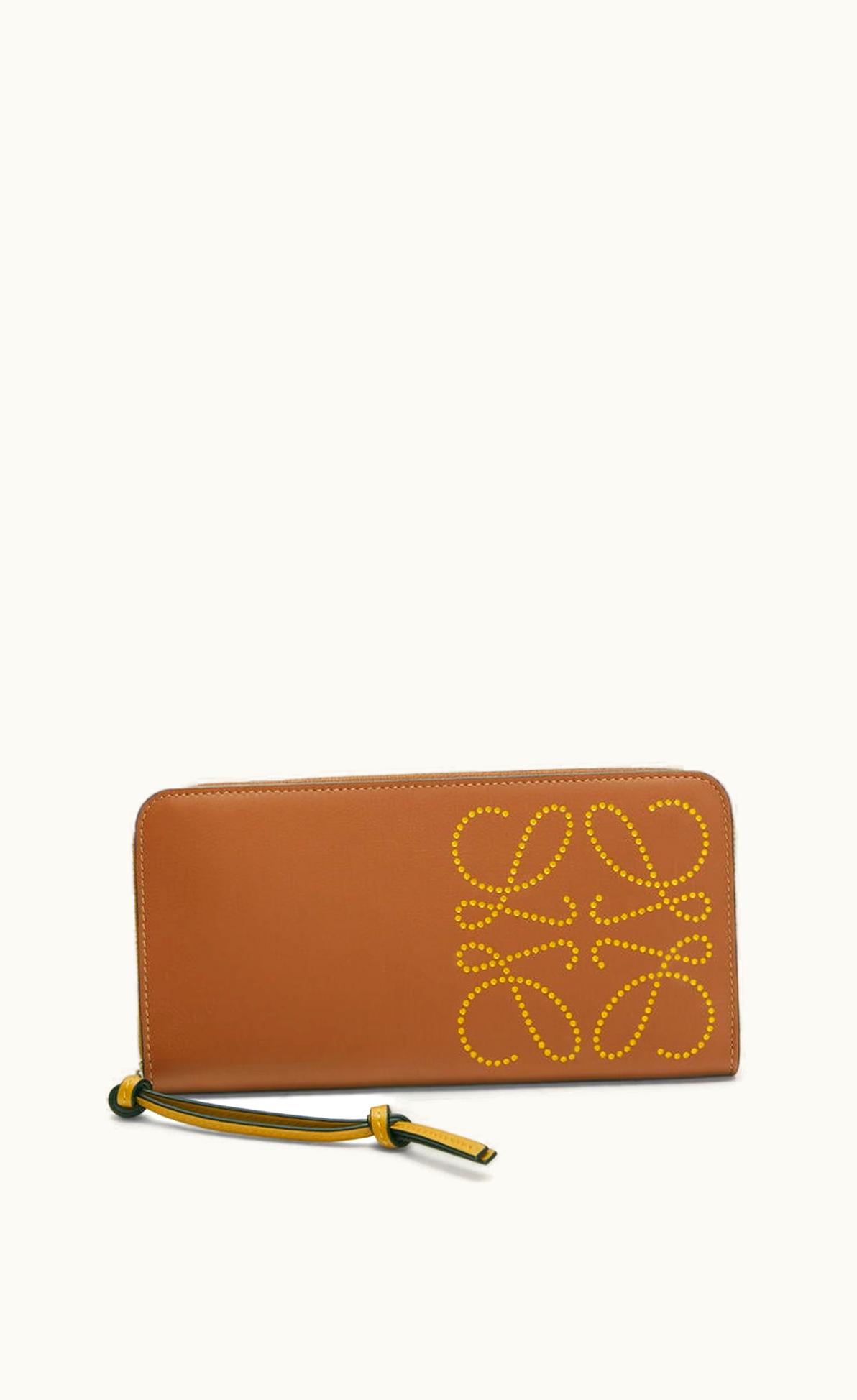 Loewe Loewe Brand Zip Around Wallet In Classic Calfskin UZ0127936