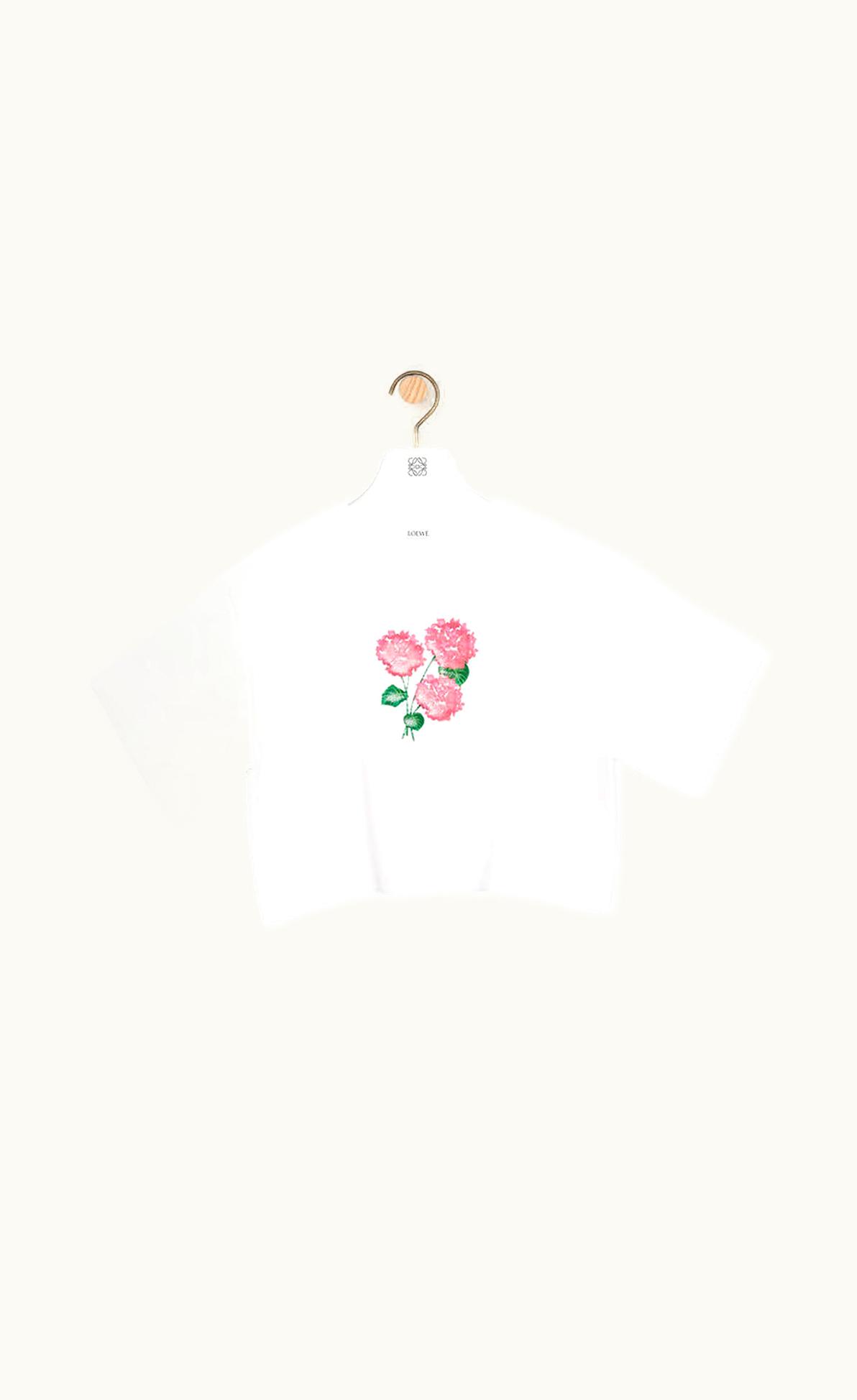 Loewe Loewe Cropped Flower Sweater In Viscose Cotton Blend UZ0127994