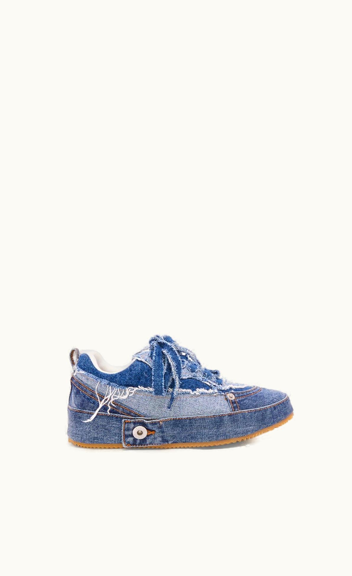 Loewe Loewe Deconstructed Sneaker In Denim UZ0127999