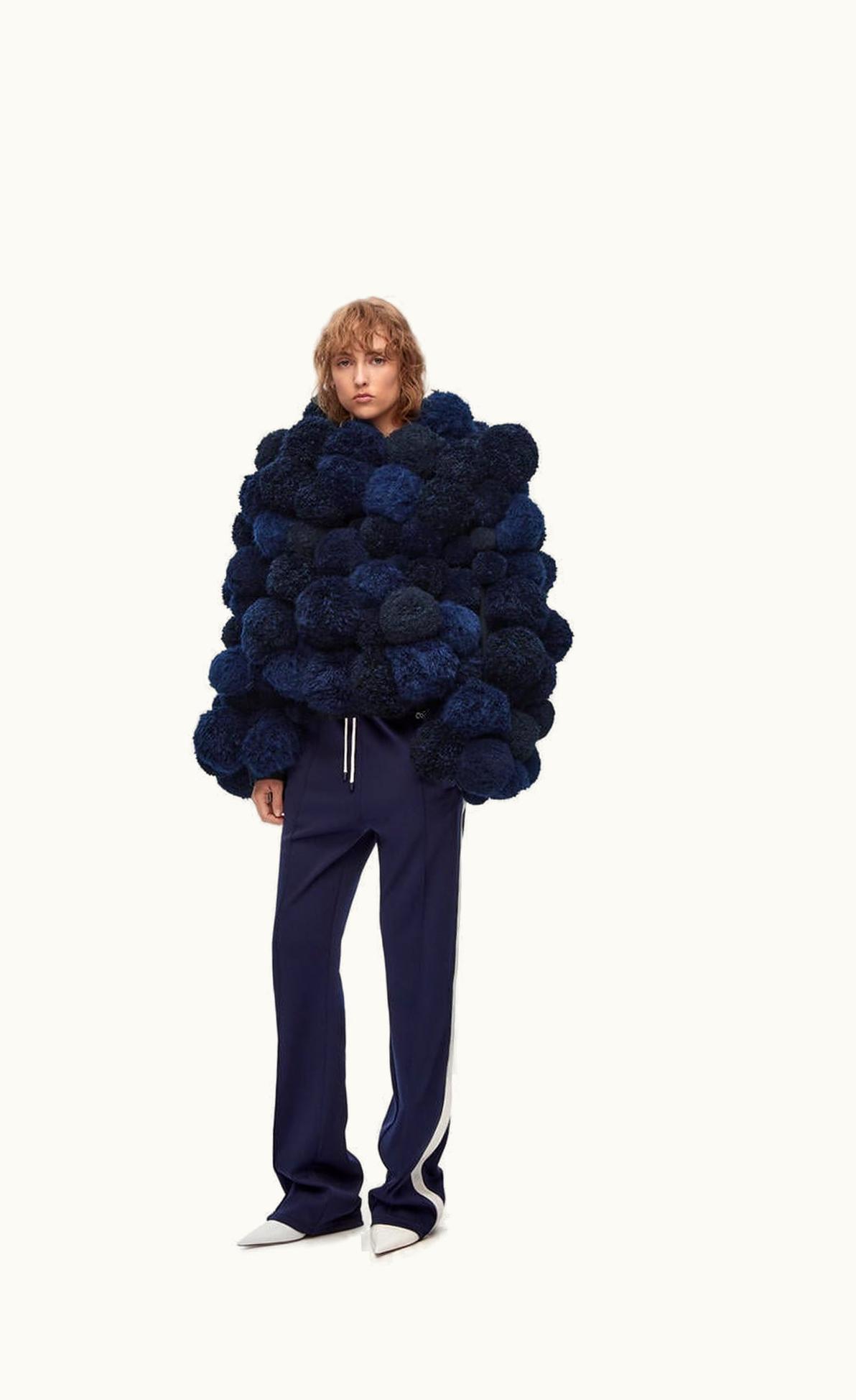 Loewe Loewe Pom Jacket In Wool And Alpaca