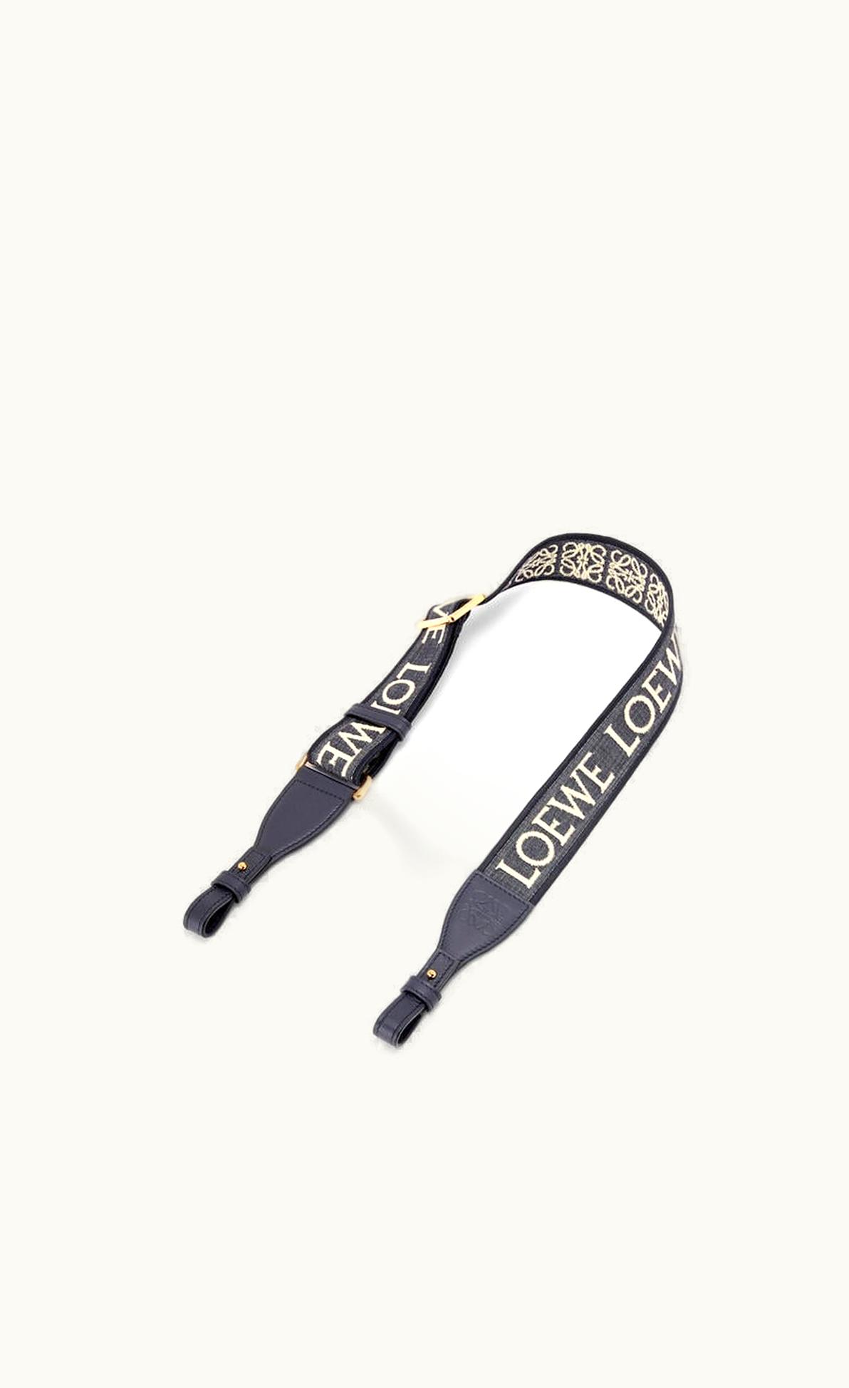 Loewe Loewe Anagram Loop Strap In Jacquard And Calfskin UZ0128170