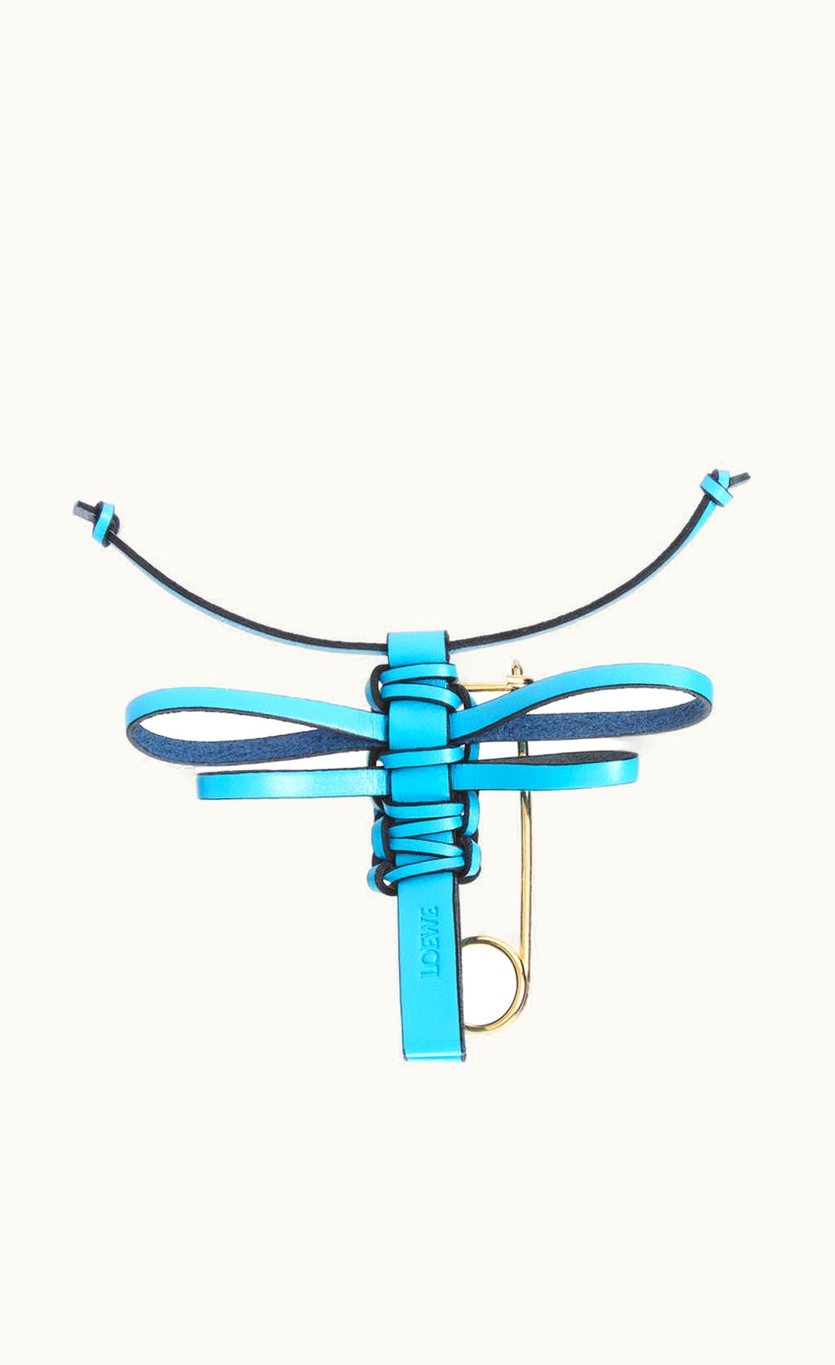 Loewe Loewe Butterfly Pin Charm In Calfskin And Metal UZ0128439