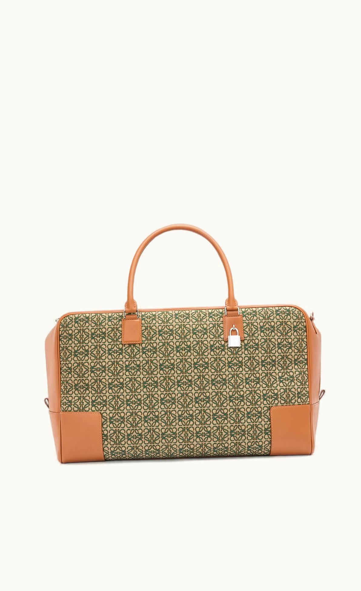 Loewe Loewe Amazona 44 Bag In Anagram Jacquard And Calfskin UZ0128472
