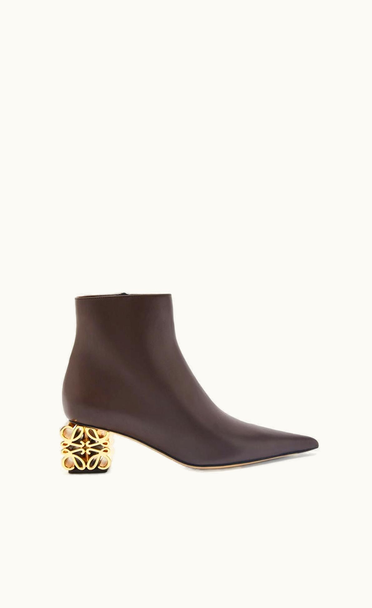 Loewe Loewe Anagram Heel Boot In Calfskin UZ0128630