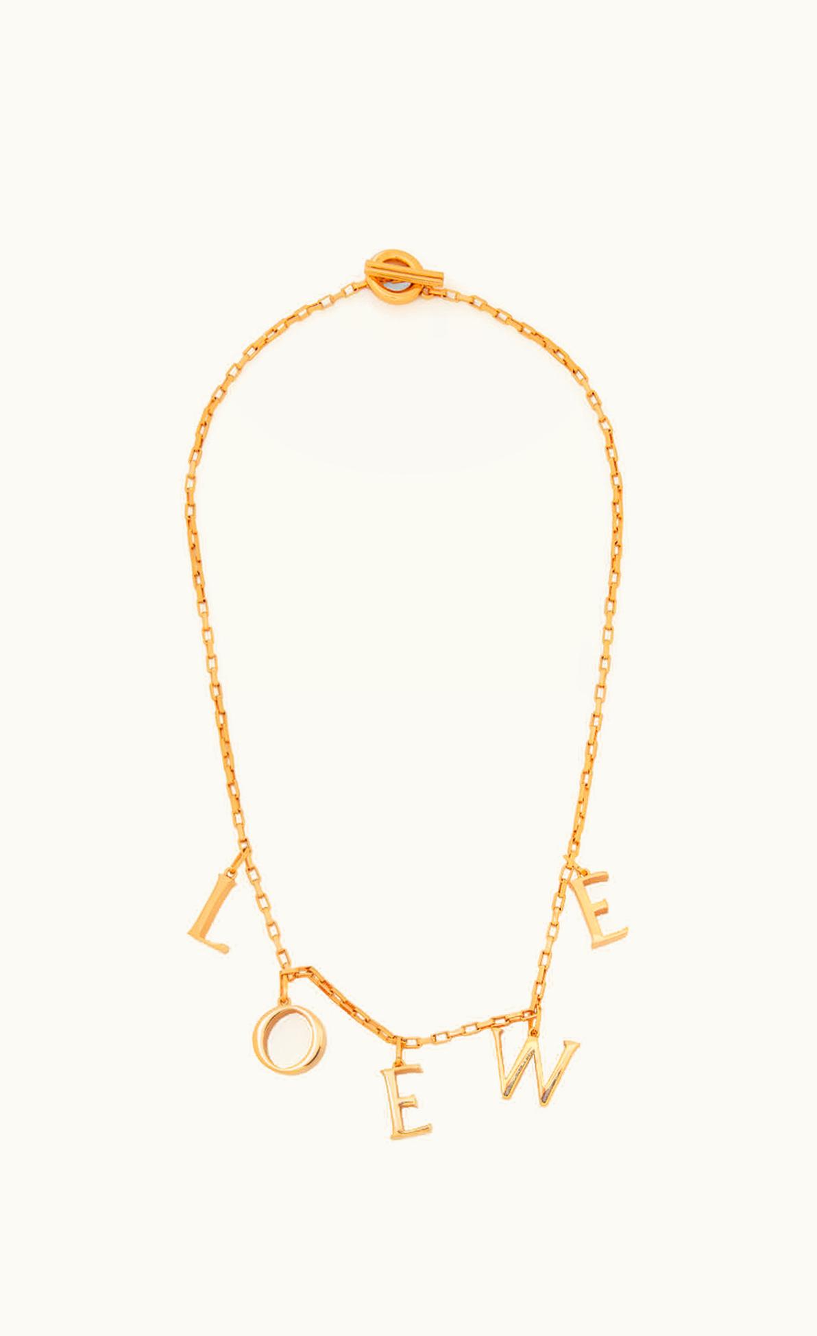 Loewe Loewe Necklace In Sterling Silver UZ0128647