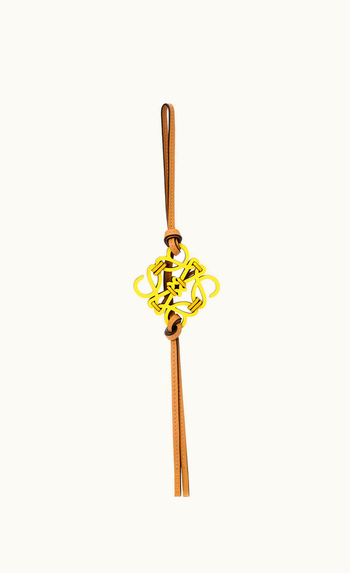 Loewe Loewe Knotted Anagram Charm In Calfskin UZ0128736