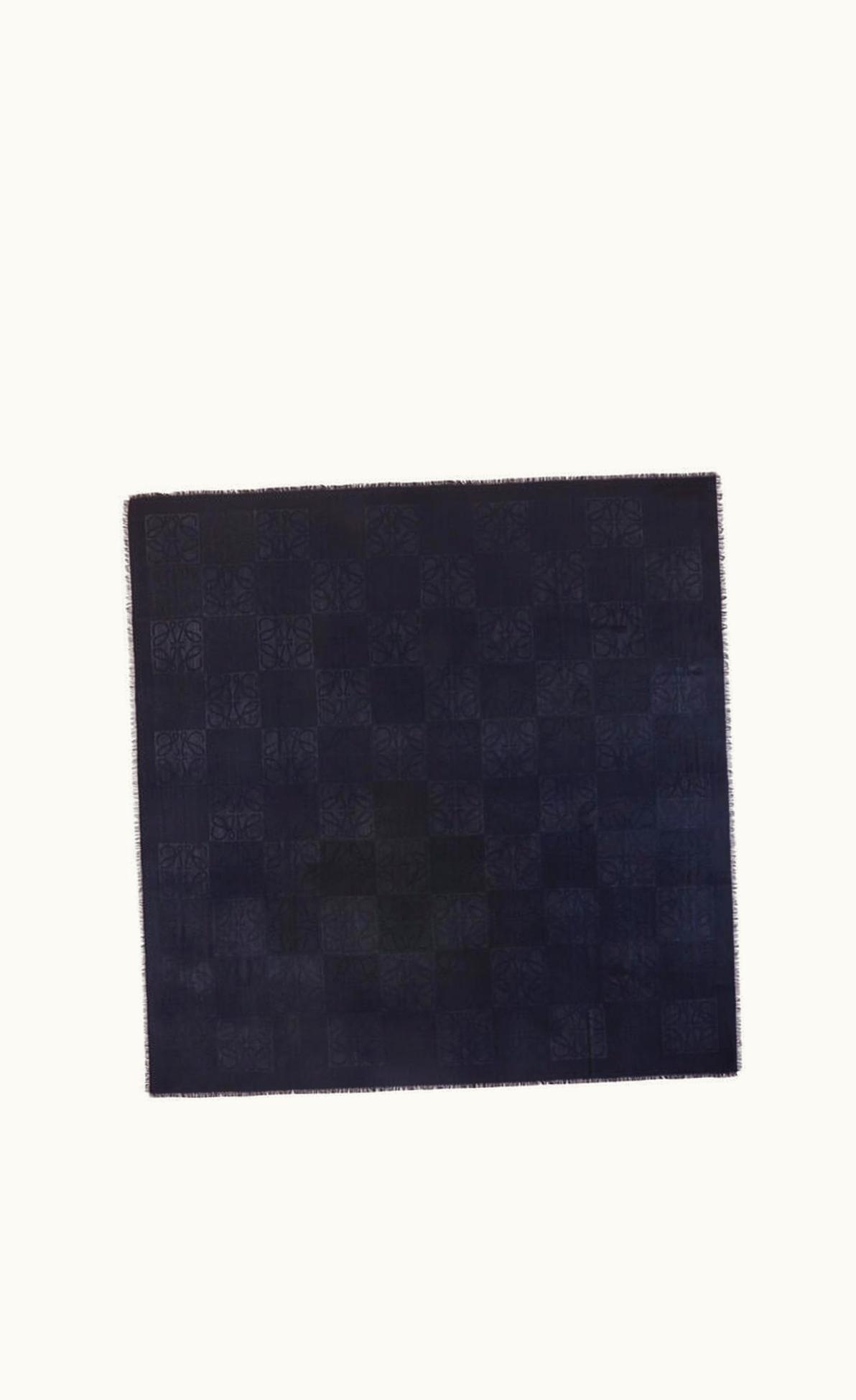 Loewe Loewe Damero Scarf In Wool, Silk And Cashmere UZ0128757