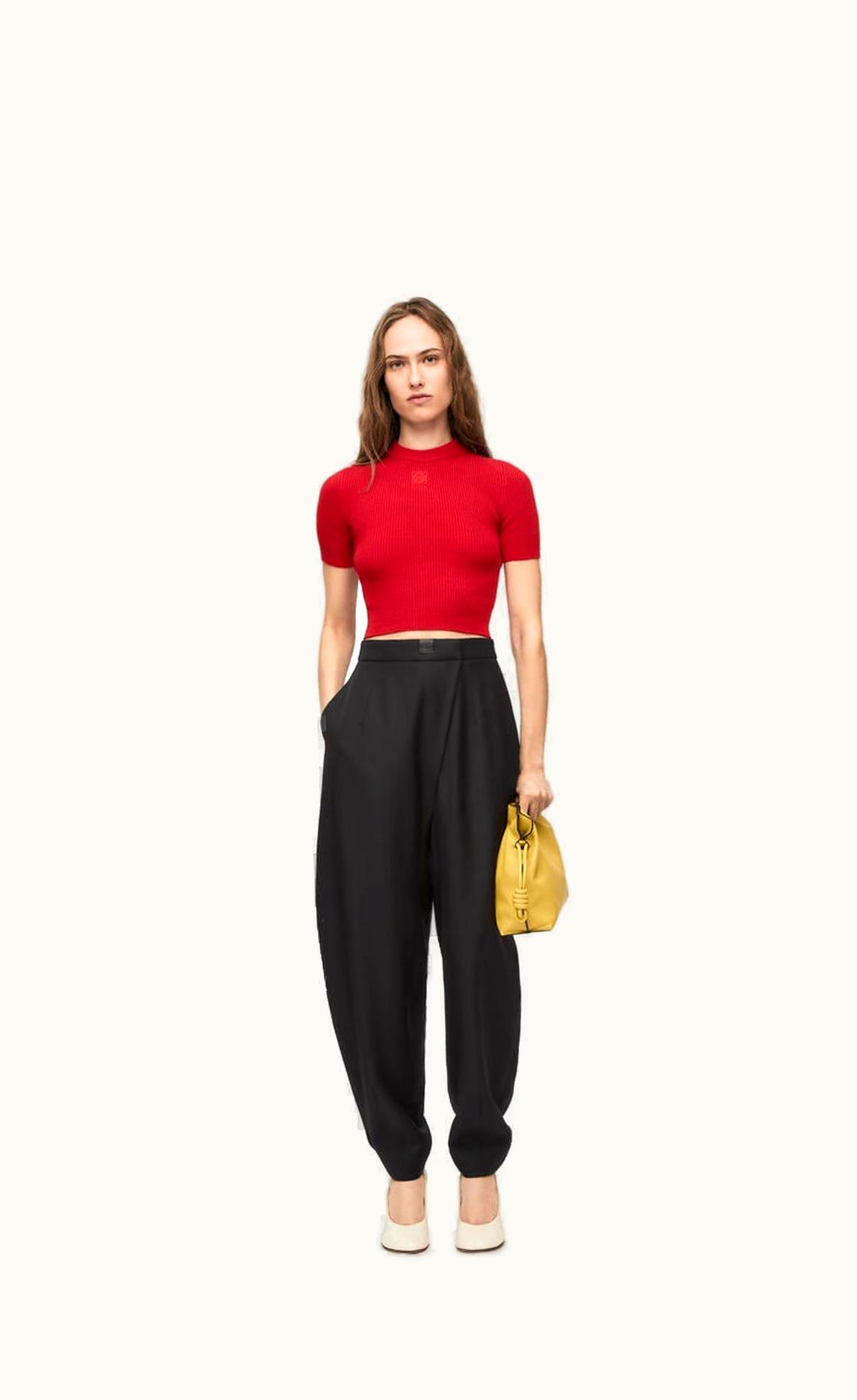 Loewe Loewe Balloon Trousers In Wool Twill UZ0128791