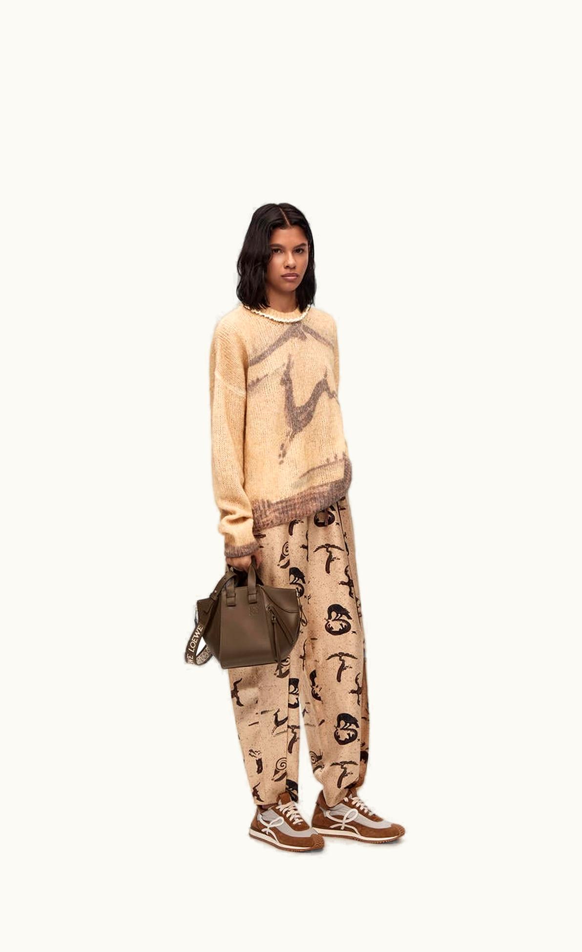 Loewe Loewe Deer Sweater In Mohair And Wool Blend
