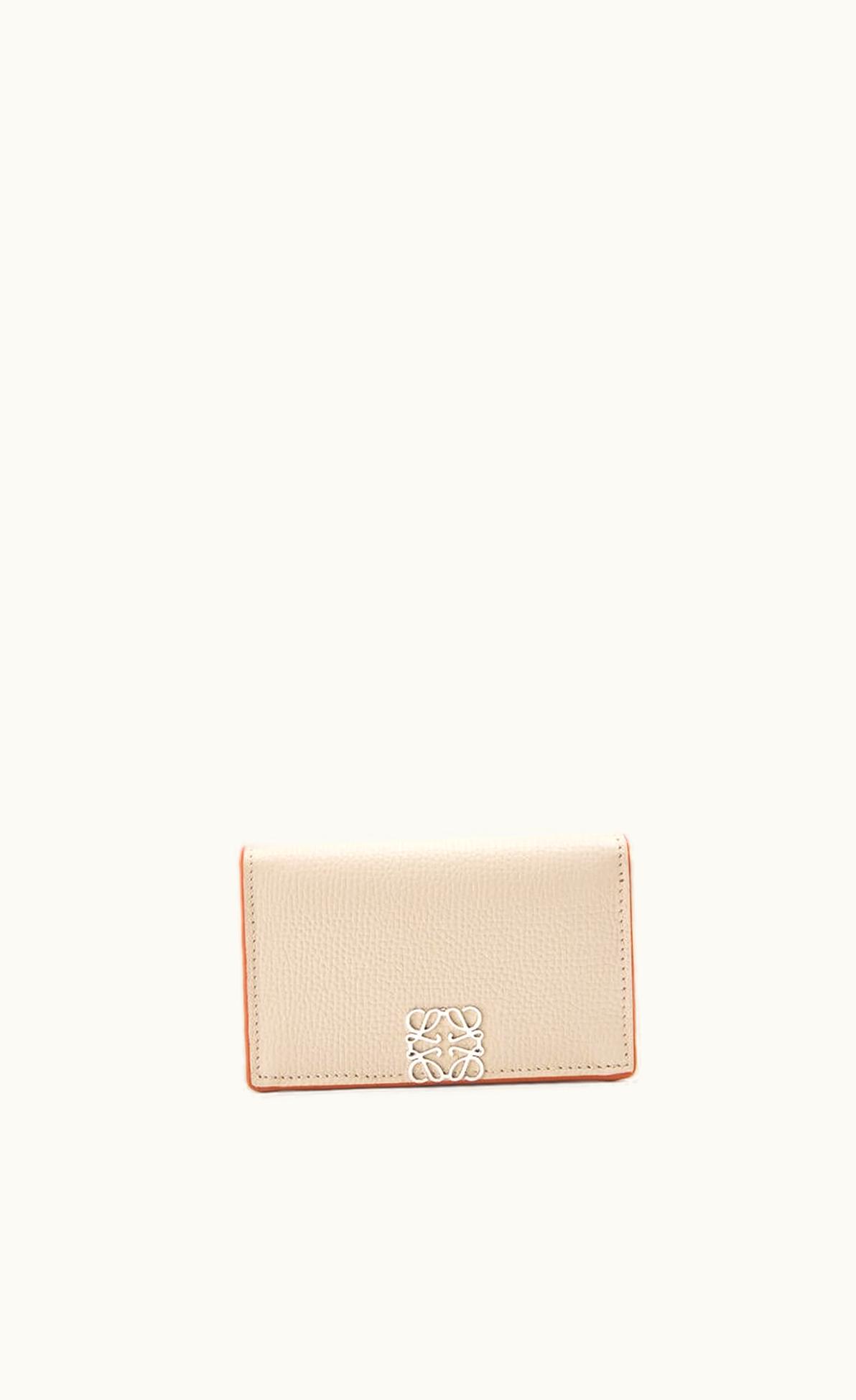 Loewe Loewe Anagram Business Cardholder In Pebble Grain Calfskin UZ0128844