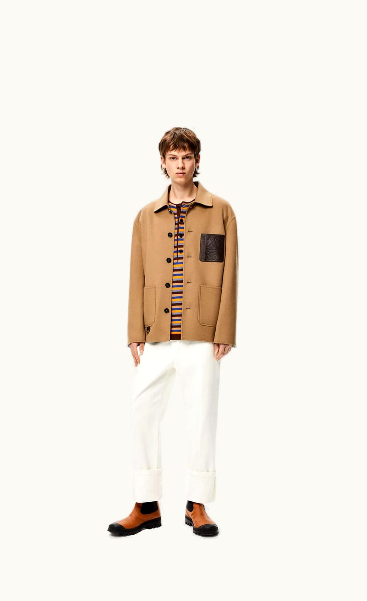 Loewe Loewe Workwear Jacket In Wool And Cashmere UZ0128920