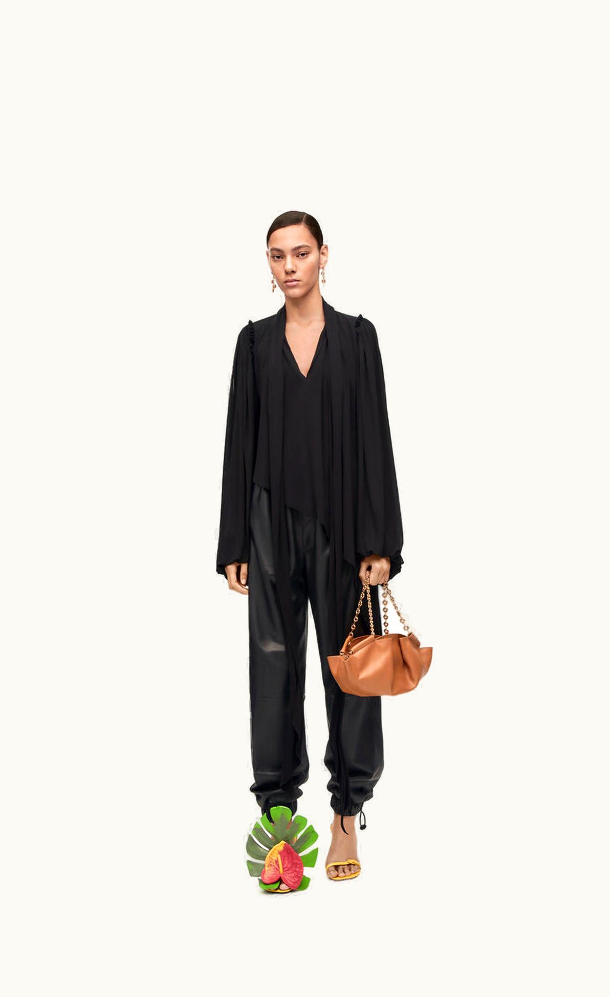 Loewe Loewe Elasticated Trousers In Nappa UZ0128949