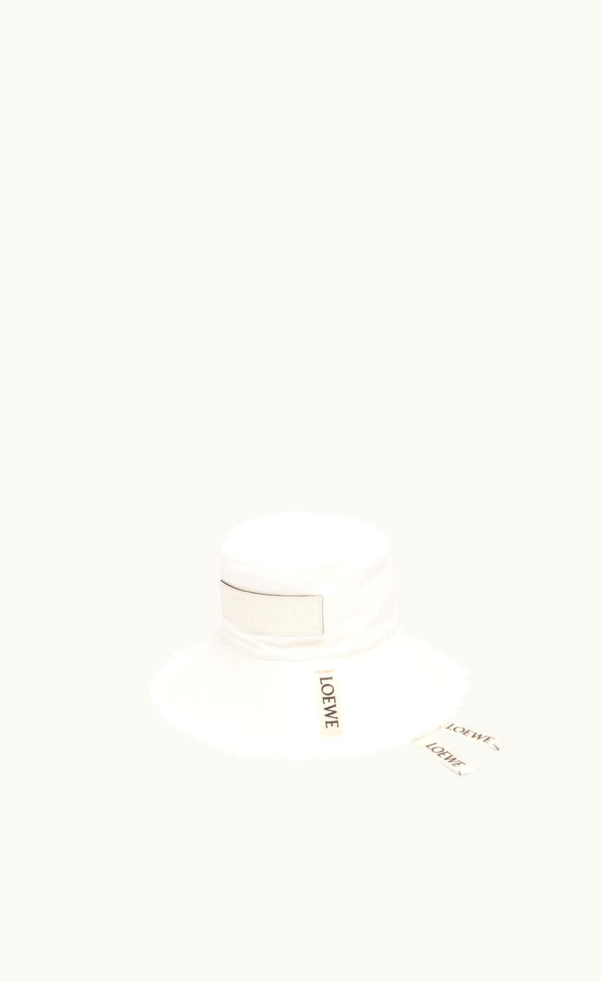 Loewe Loewe Frayed Fisherman Hat In Denim And Calfskin UZ0128996