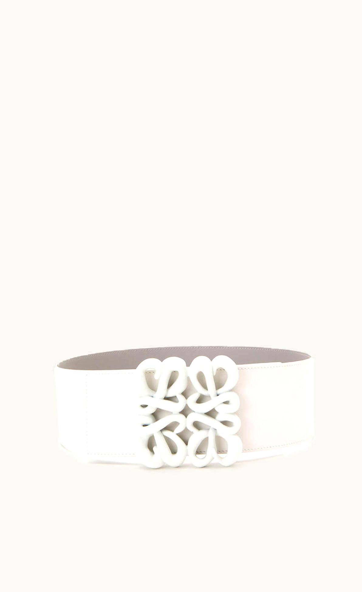 Loewe Loewe Inflated Anagram Belt In Soft Calfskin And Brass UZ0129091