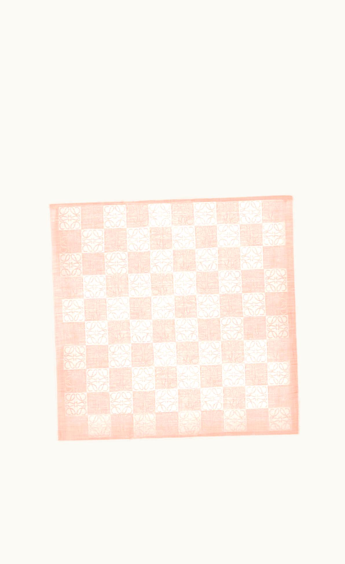 Loewe Loewe Damero Scarf In Wool, Silk And Cashmere UZ0129174