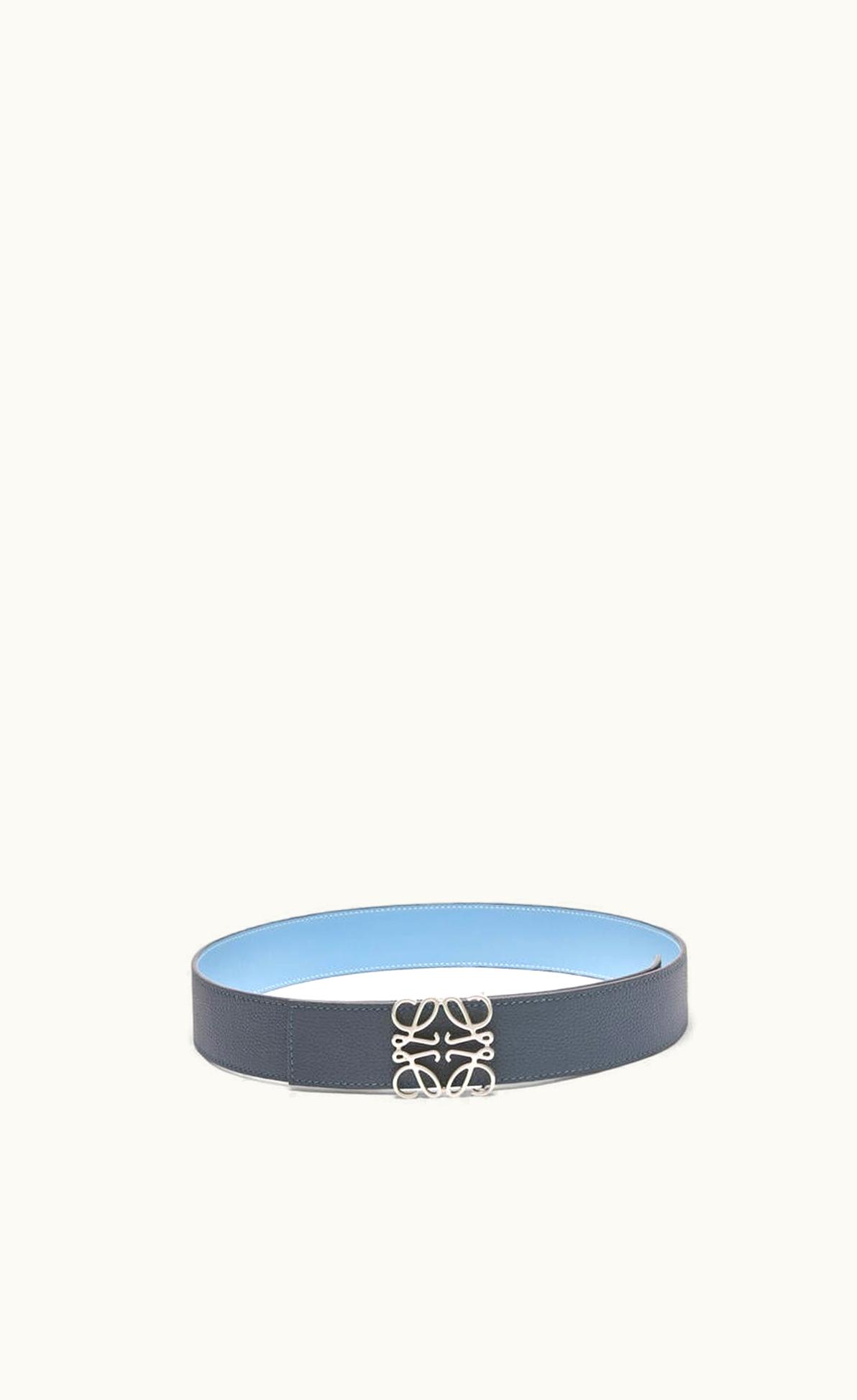 Loewe Loewe Reversible Anagram Belt In Soft Grained Calfskin UZ0129287