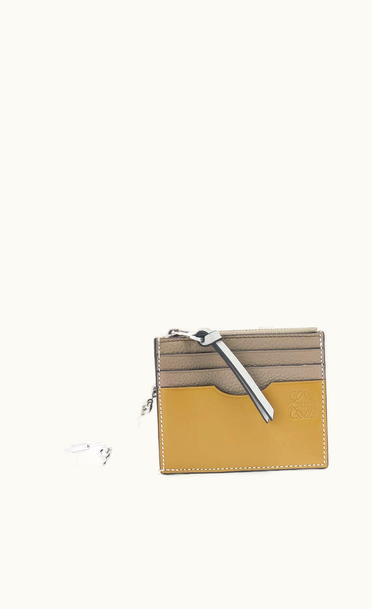 Loewe Loewe Square Cardholder In Soft Grained Calfskin With Chain UZ0129299