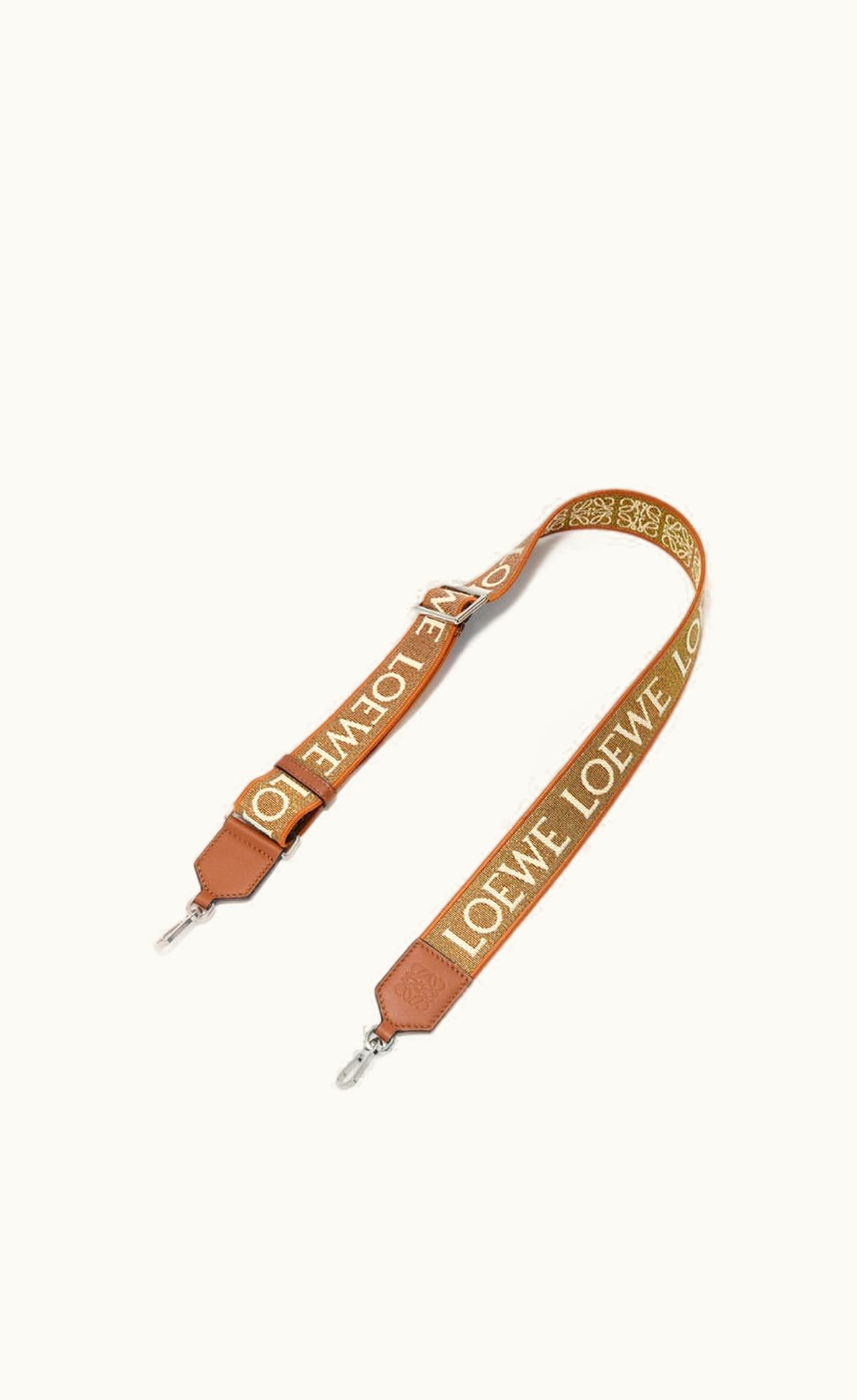 Loewe Loewe Anagram Strap In Lurex Jacquard And Calfskin UZ0129301