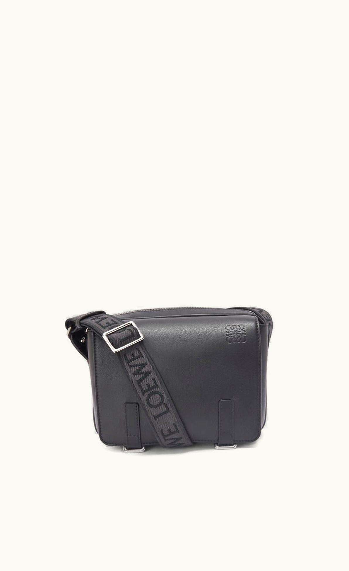 Loewe Loewe XS Military Messenger Bag In Supple Smooth Calfskin And Jacquard UZ0129327