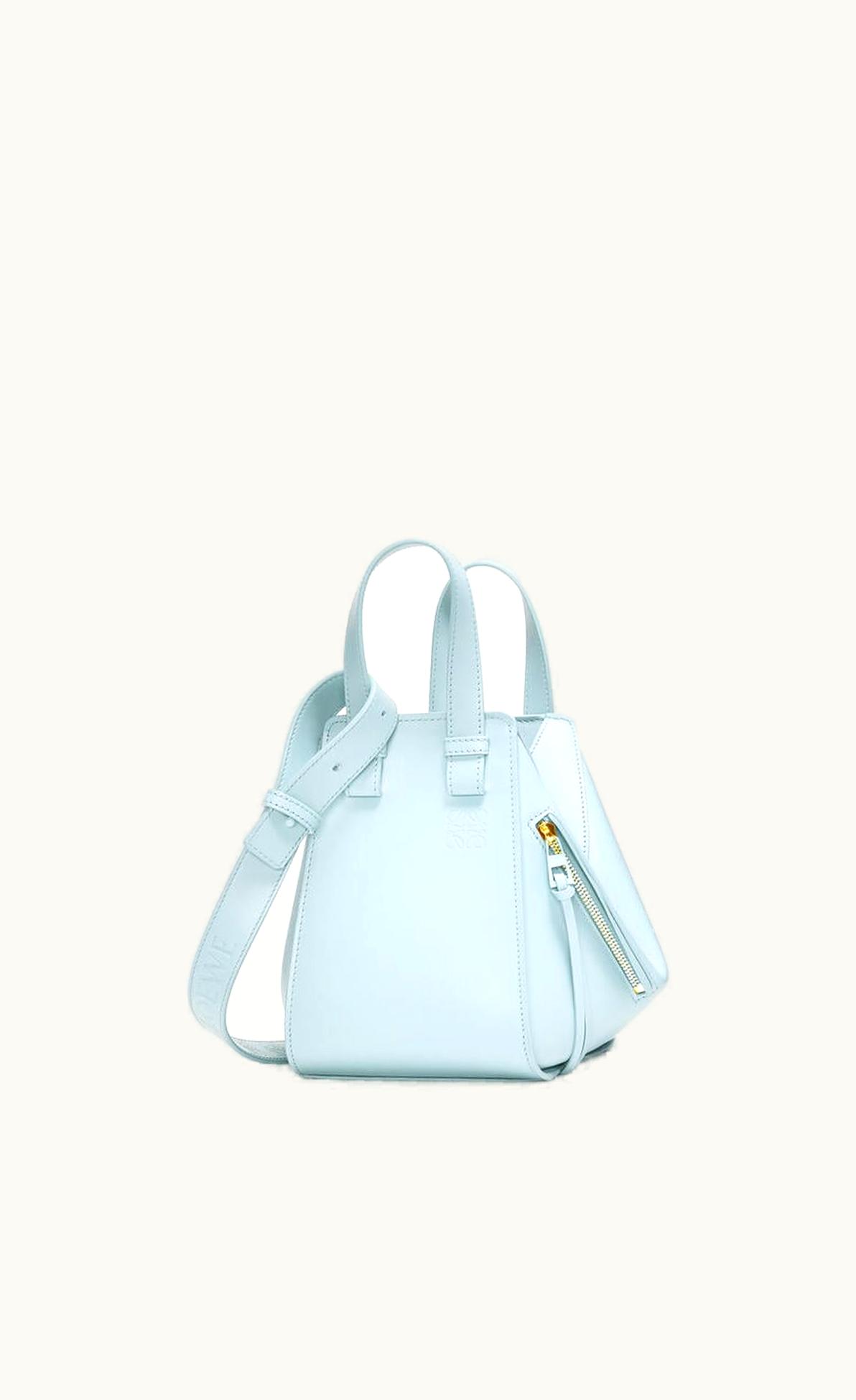 Loewe Hammock Compact Bag In Satin Calfskin UZ0129377