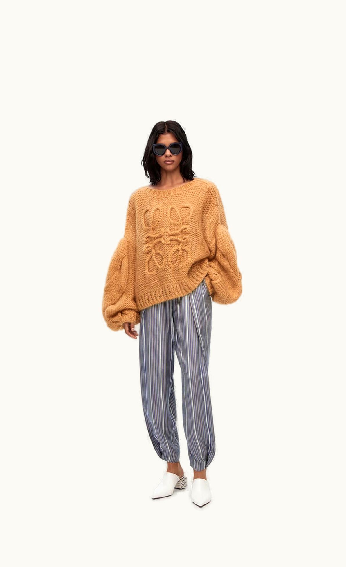 Loewe Anagram Sweater In Mohair UZ0129386