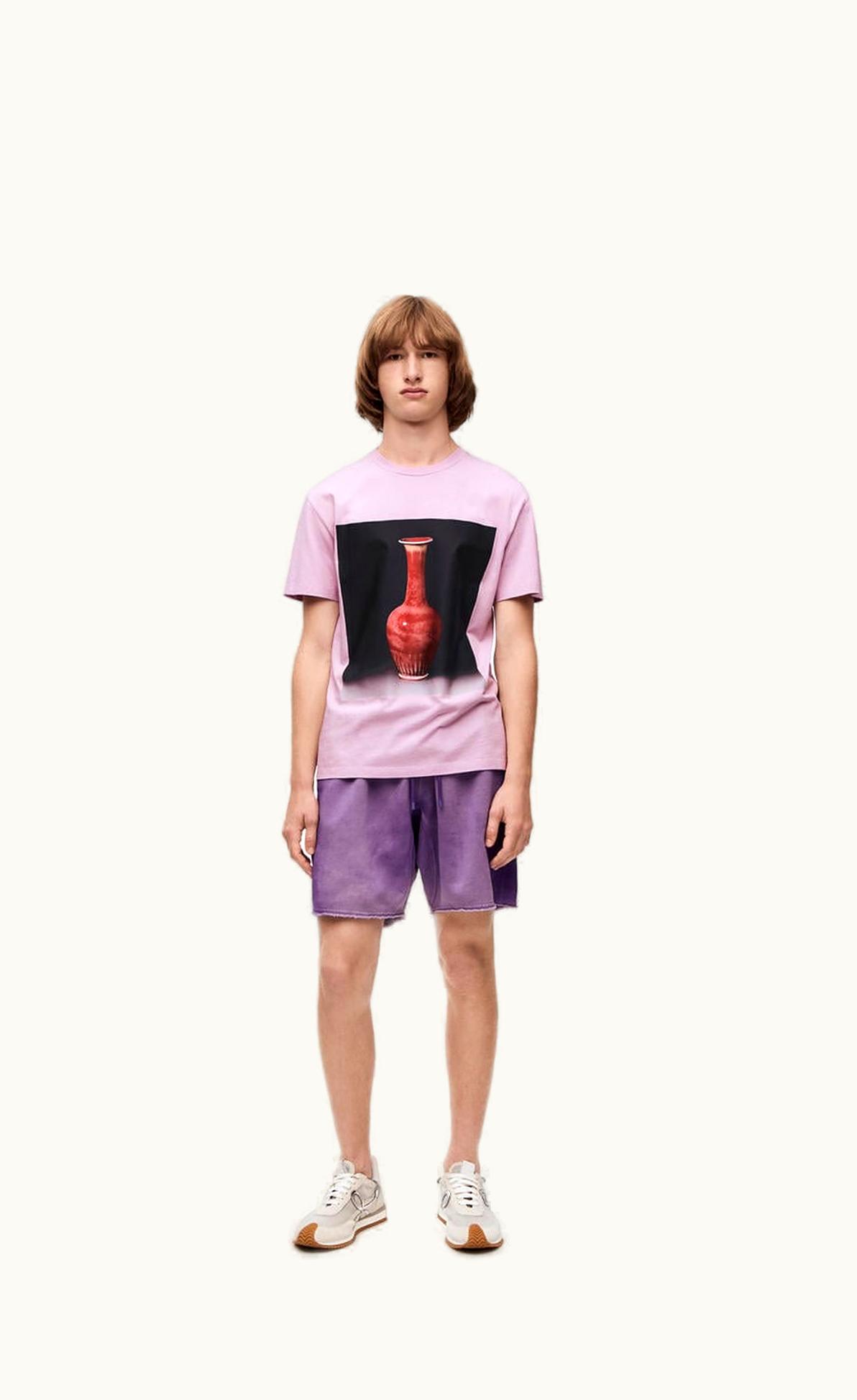 Loewe Ceramic Print T-Shirt In Cotton UZ0129388